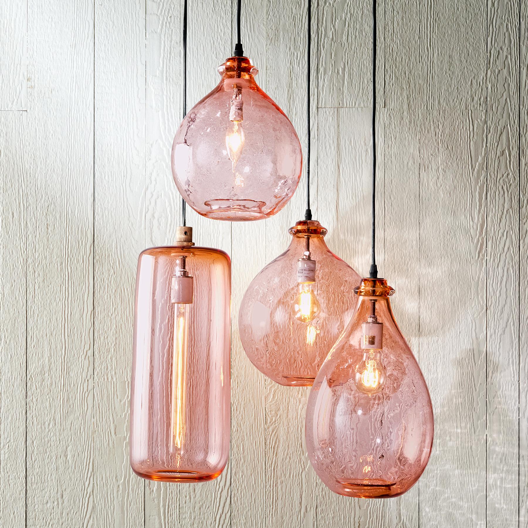 Salon Glass Demijohn Pendant Light