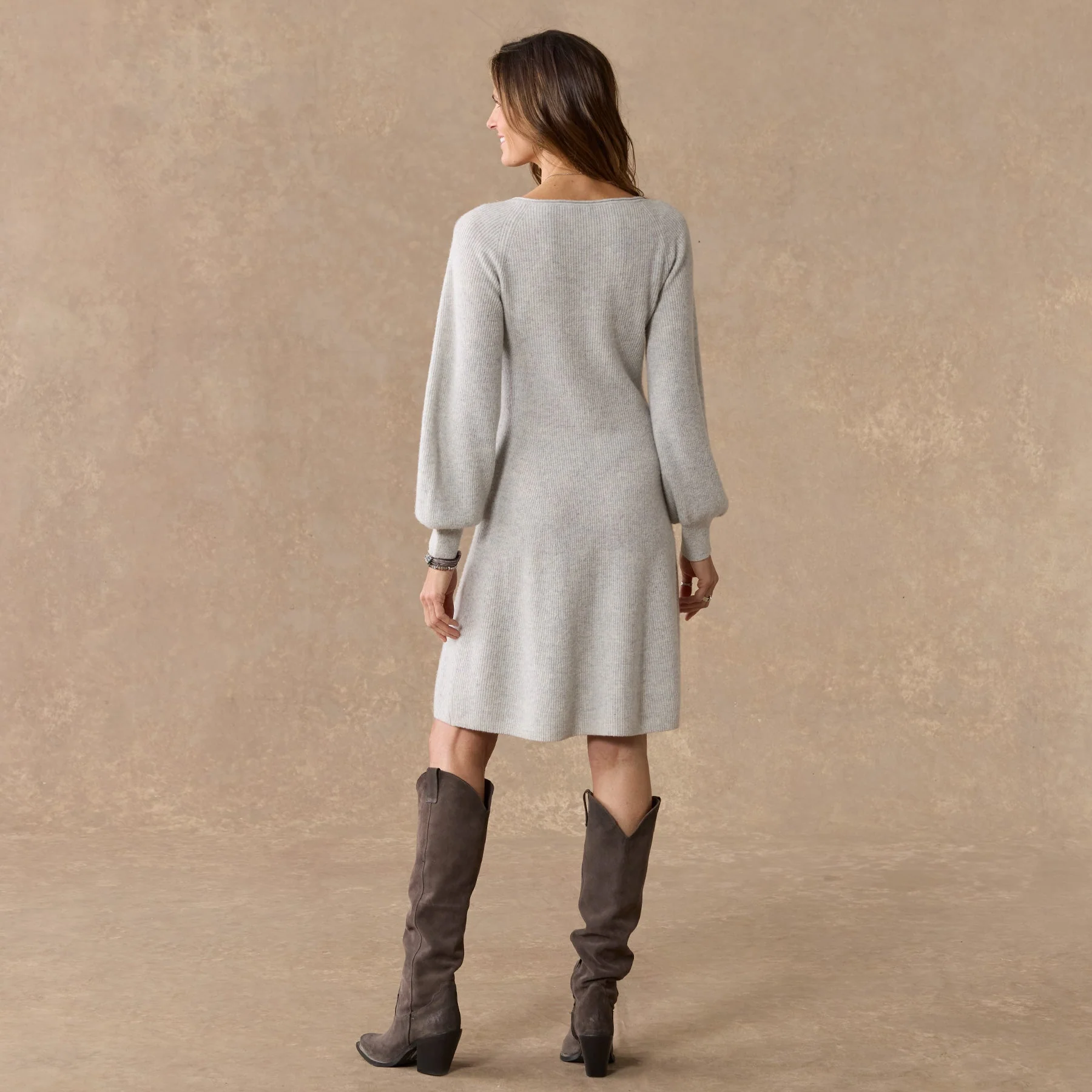 Caraz Cashmere Dress, Petite