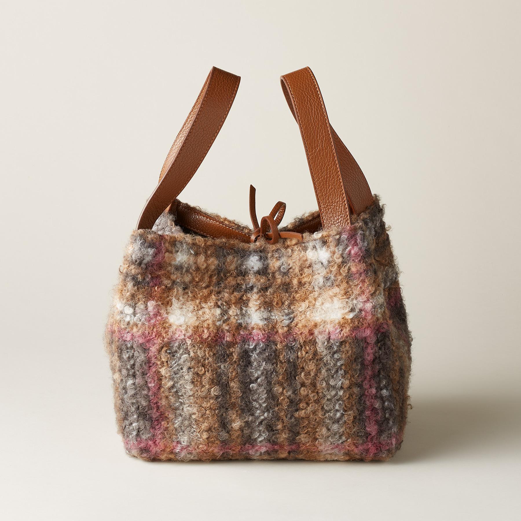 Maple Glen Teddy Plaid Tote