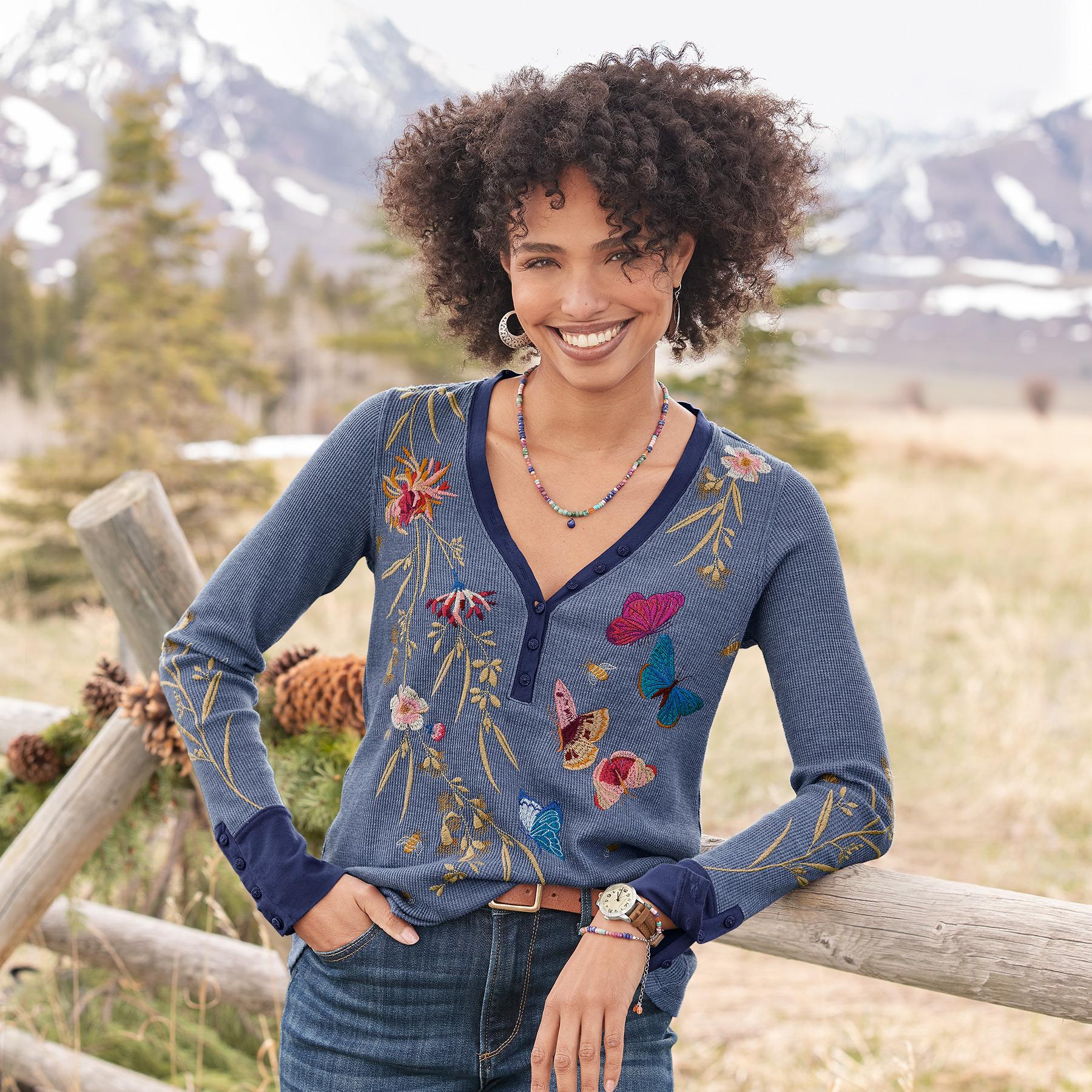 Aria V-neck Thermal, Petite