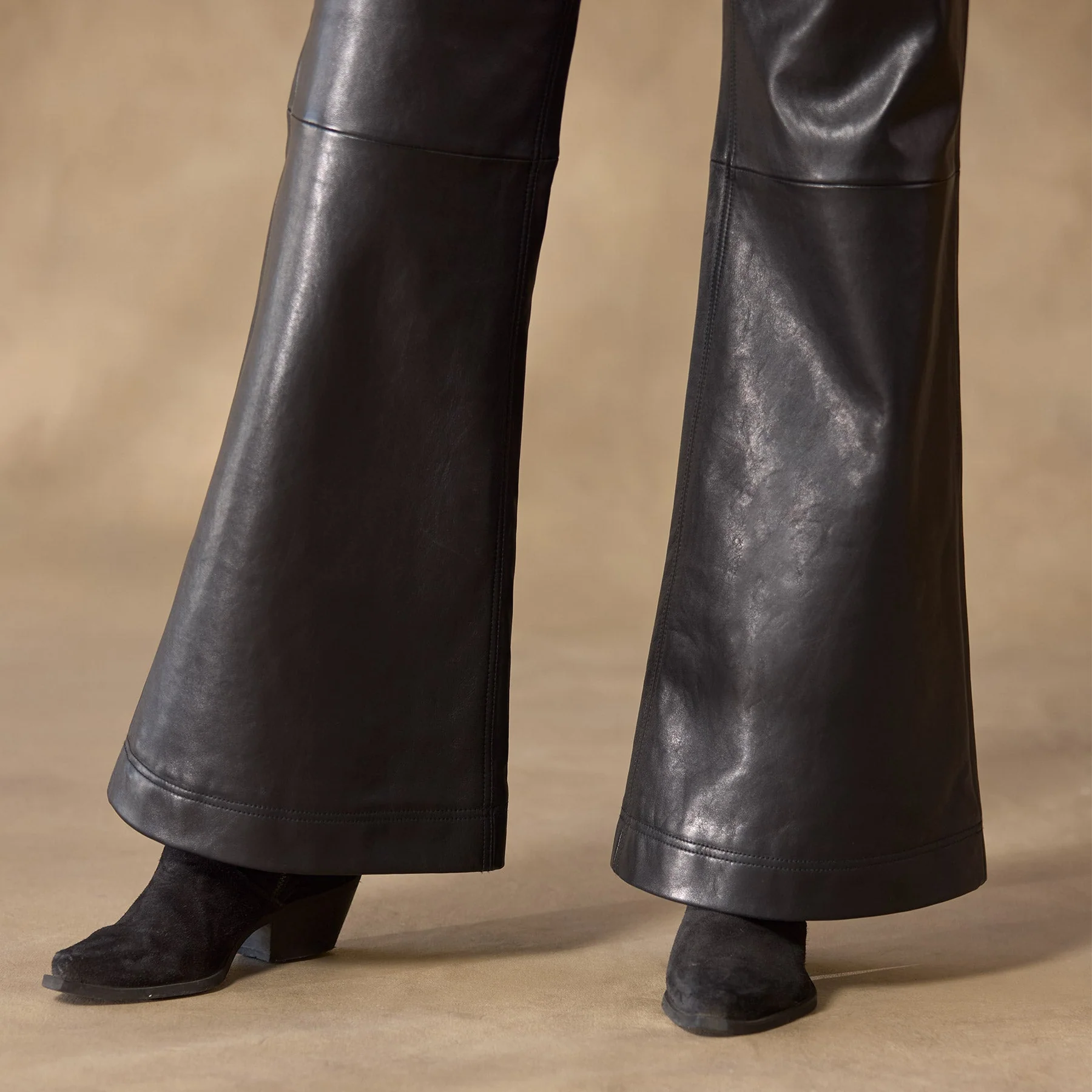 St Anton Wideleg Leather Pants