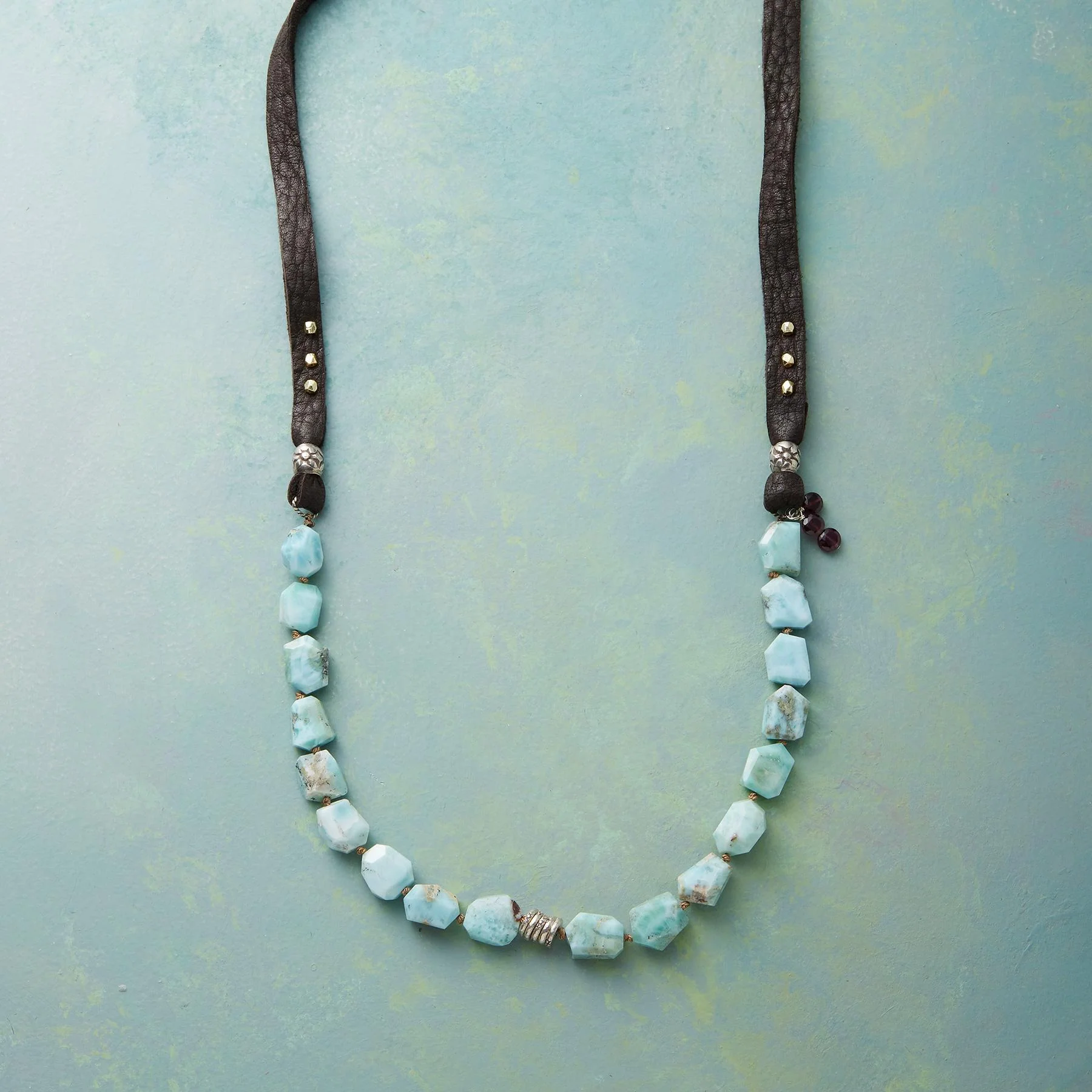 Larimar Nuggets Necklace