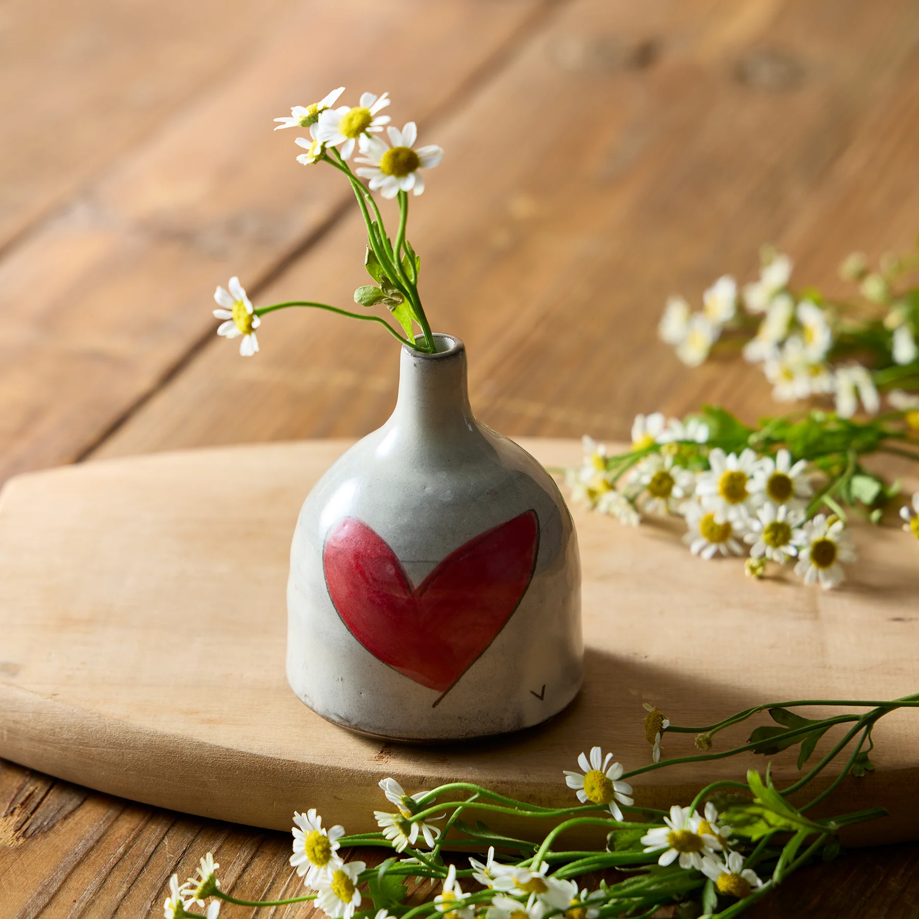 With My Heart Vase