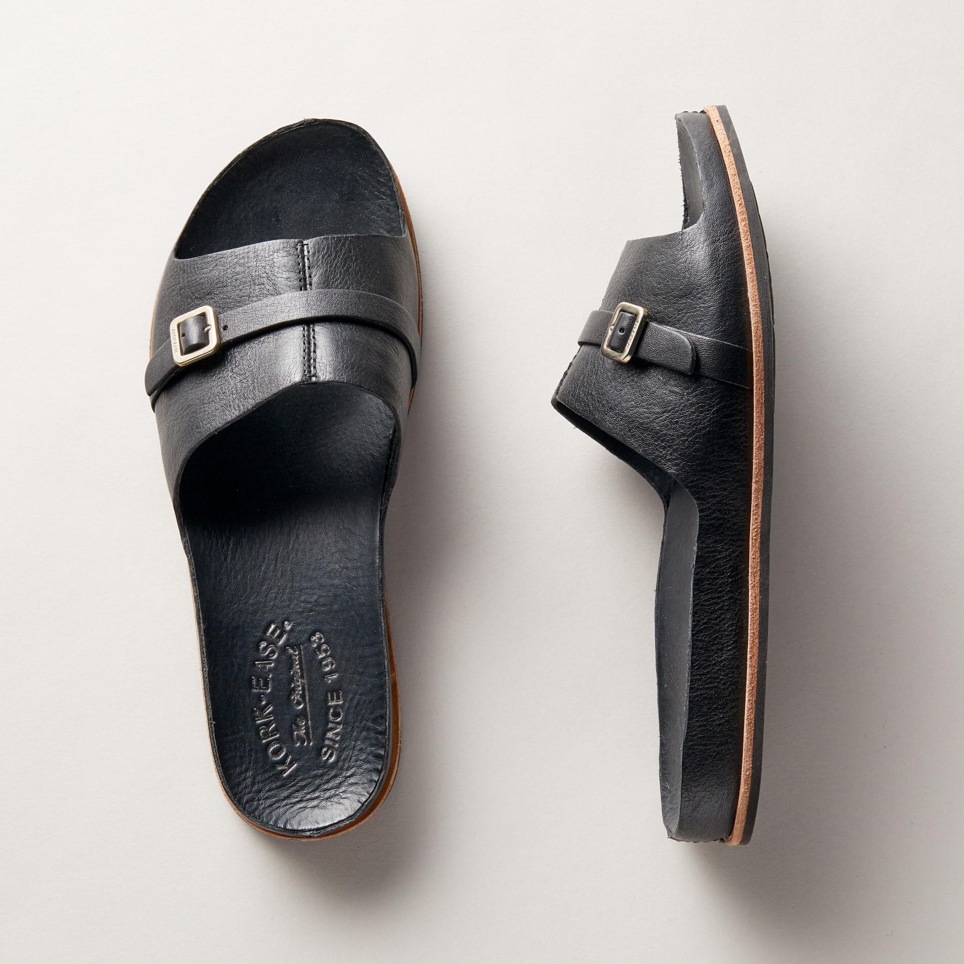 Downey Leather Buckle Sandals
