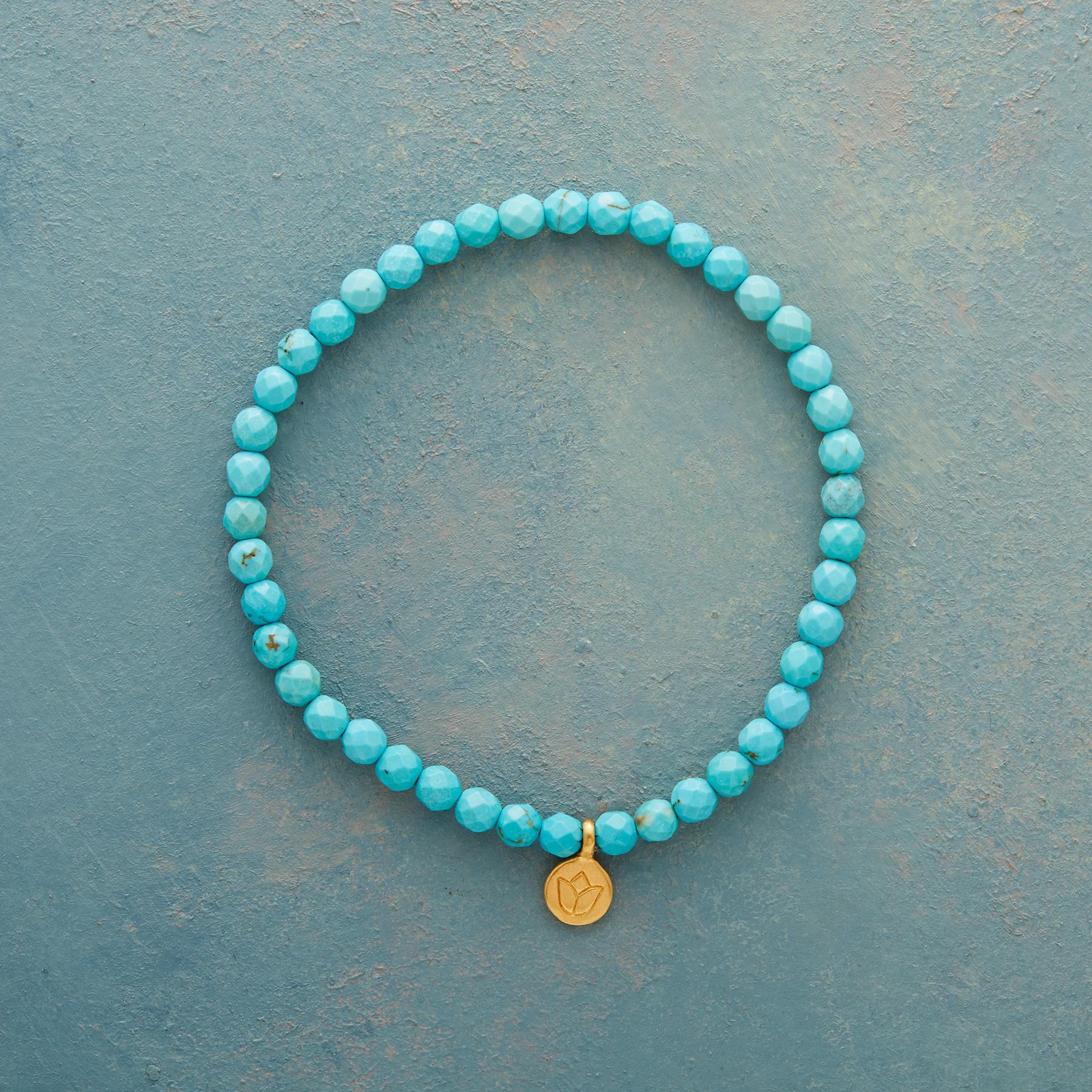 Turquoise Lotus Bracelet