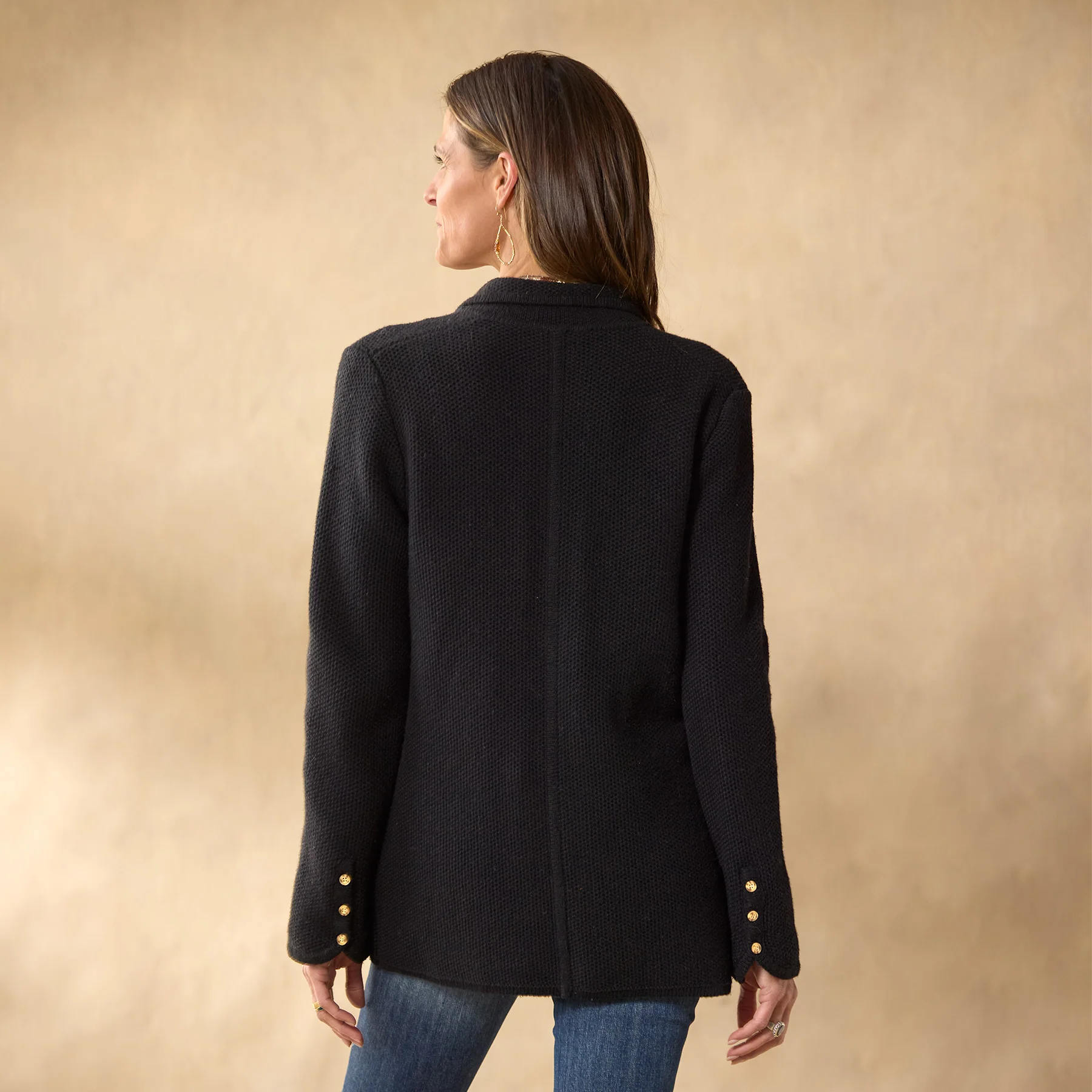 Ivy League Sweater Blazer, Petite