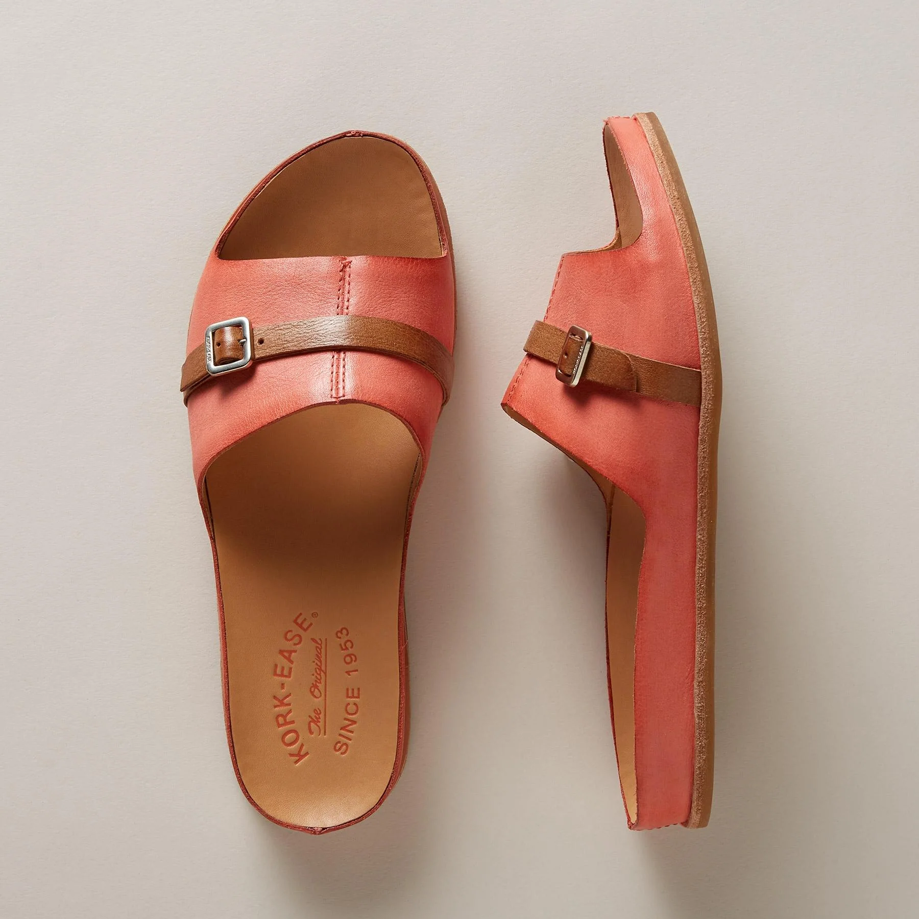 Downey Leather Buckle Sandals