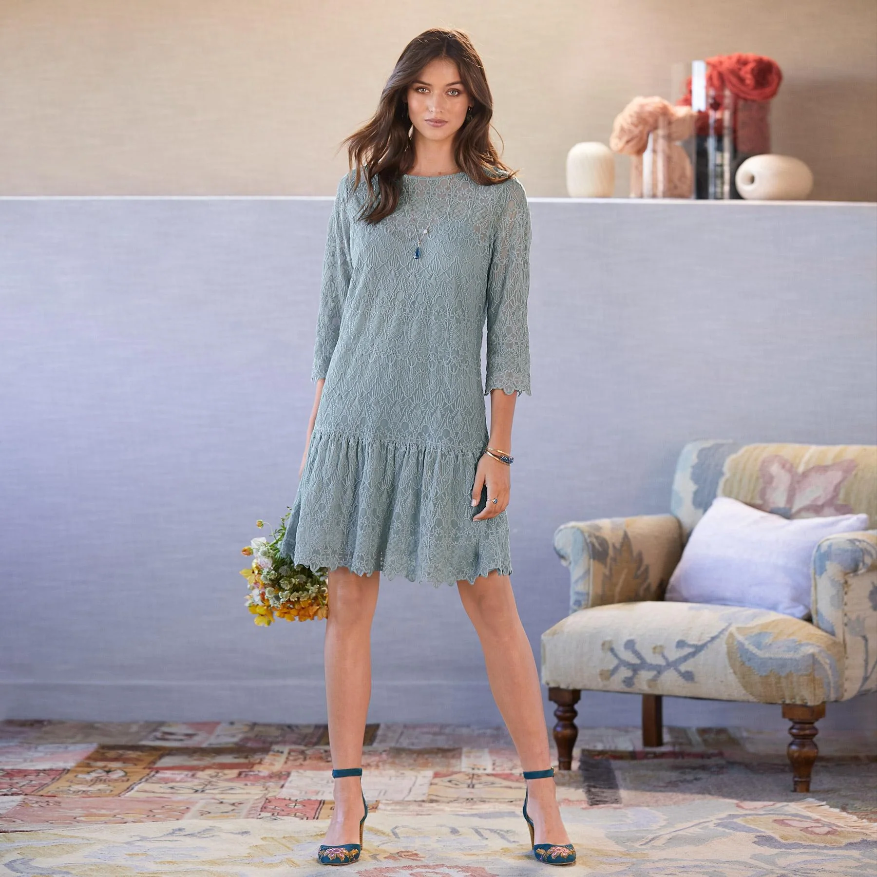 Windflower Whisper Dress