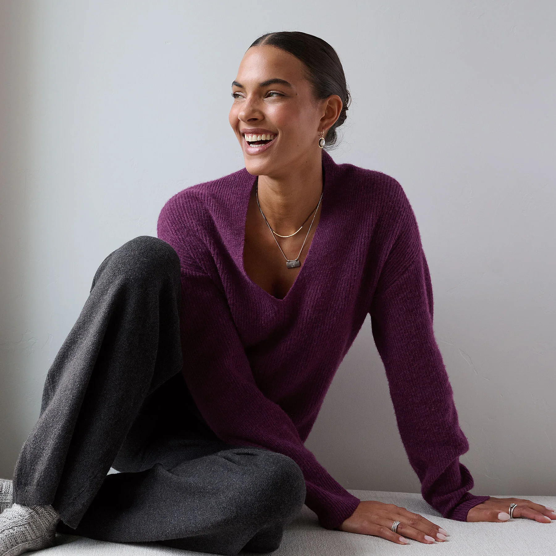 Daniela Cashmere Sweater, Petite