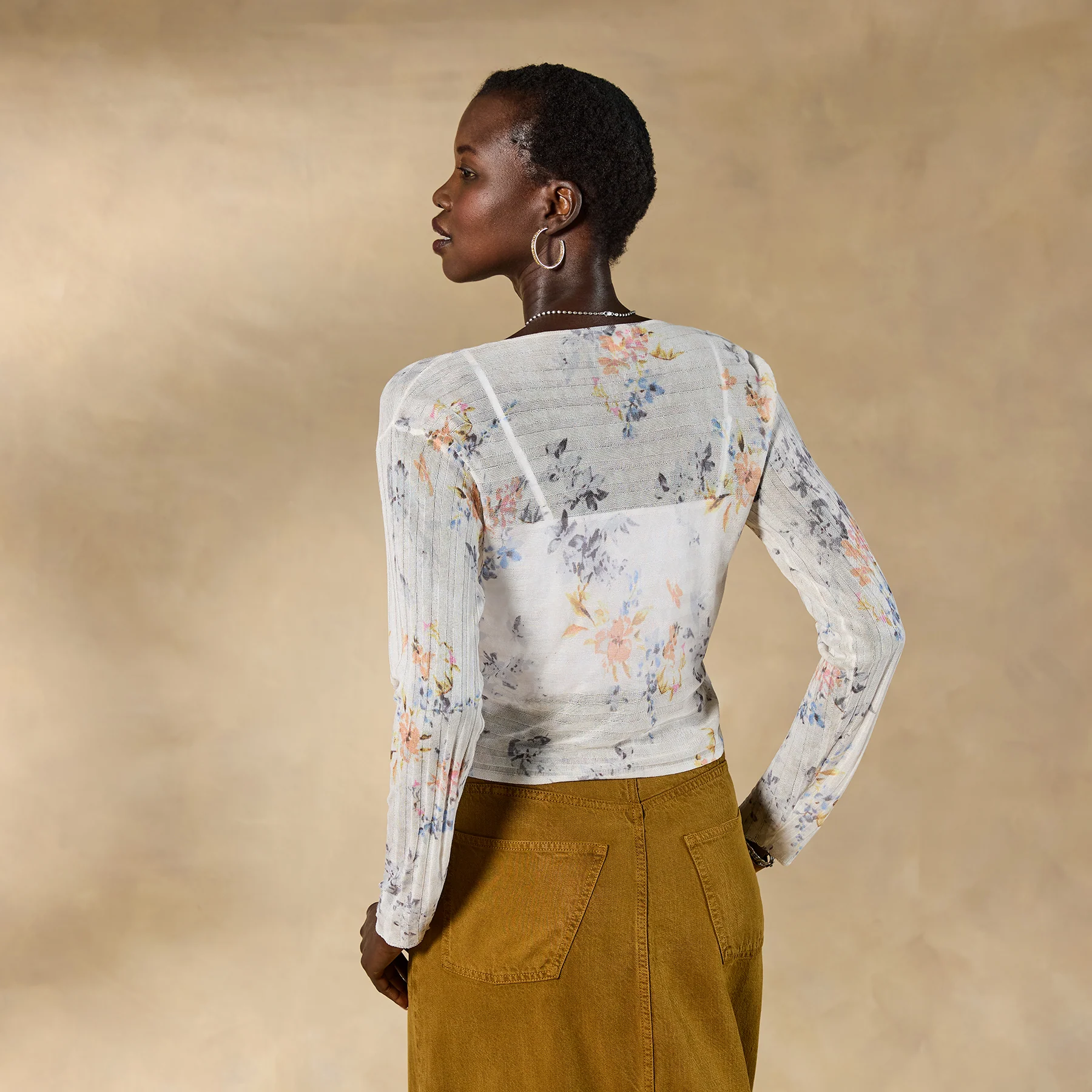 Tabiona Twist-Front Cardigan