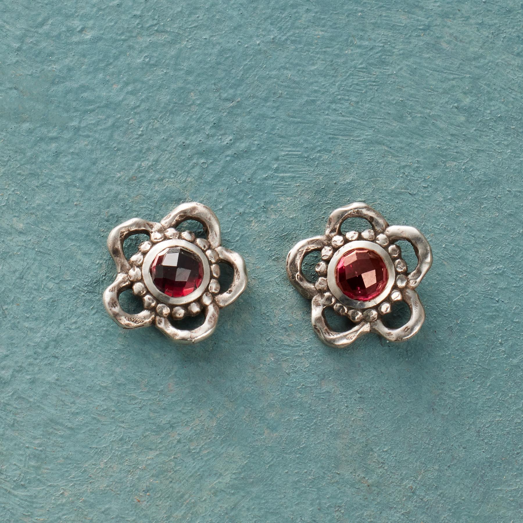 Birthstone Blossom Earrings