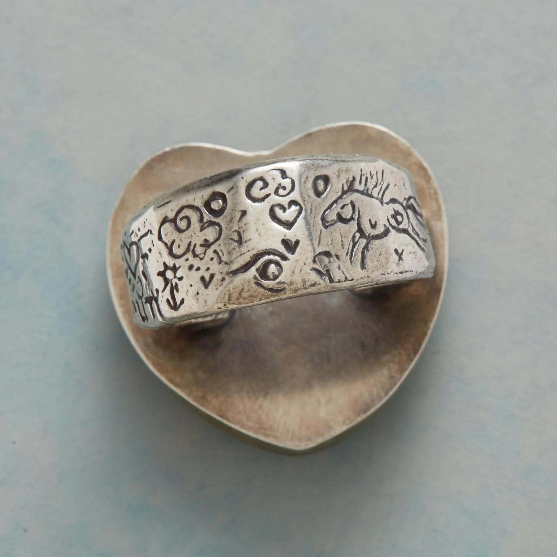 Turquoise Heartbeat Ring