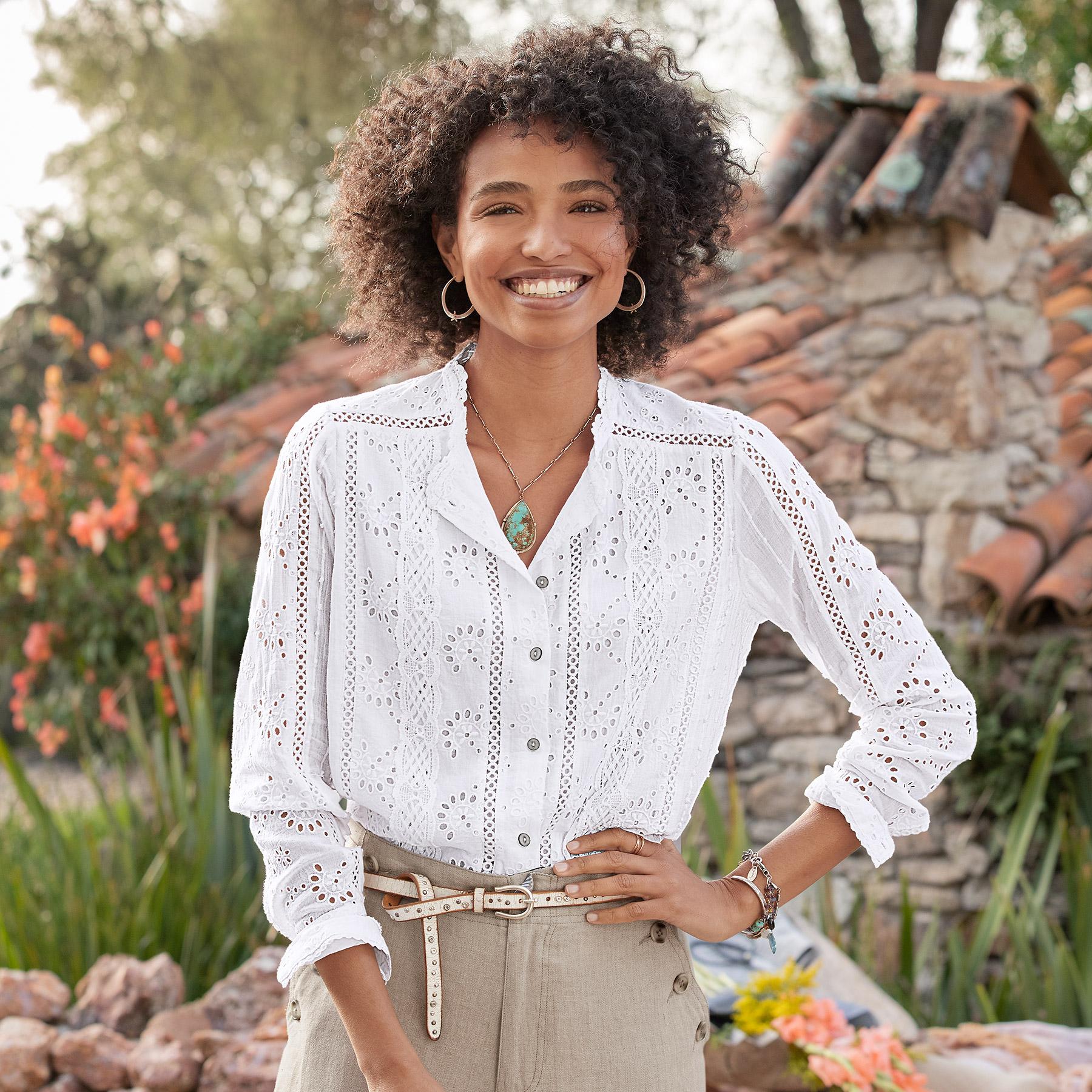 Marion Eyelet Shirt