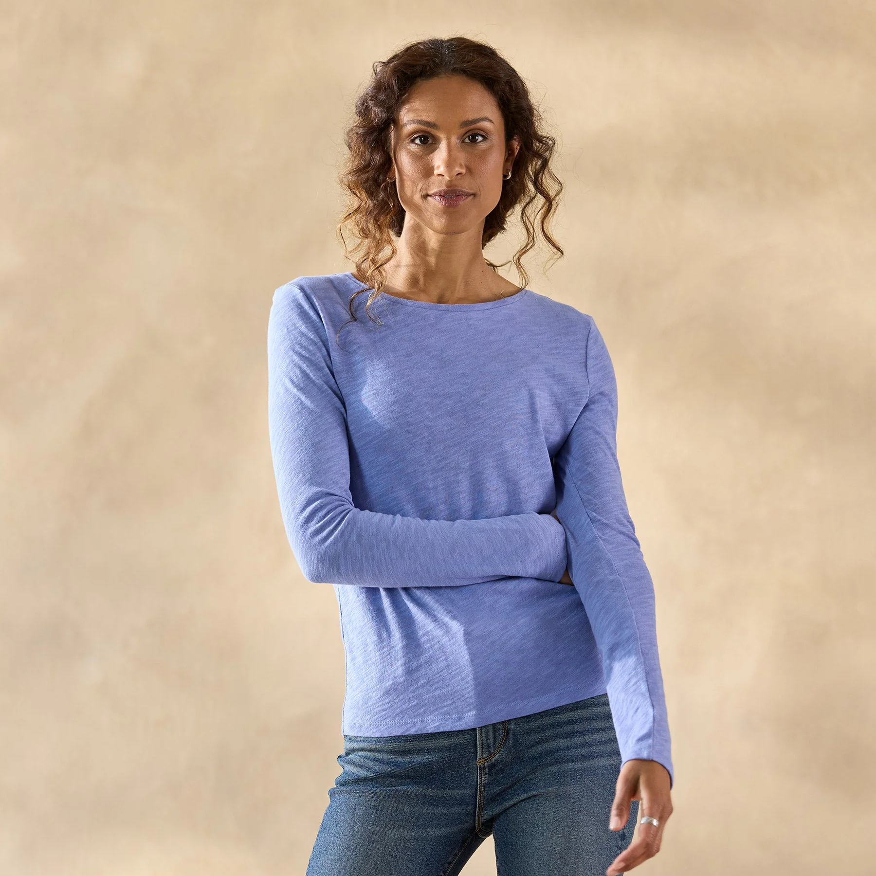 Ultimate Airy Slub Crewneck