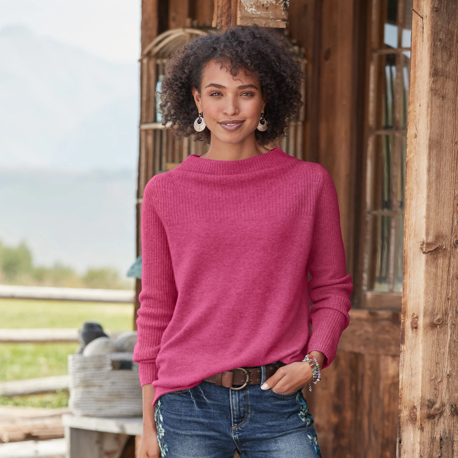Kimia Cashmere Sweater, Petite
