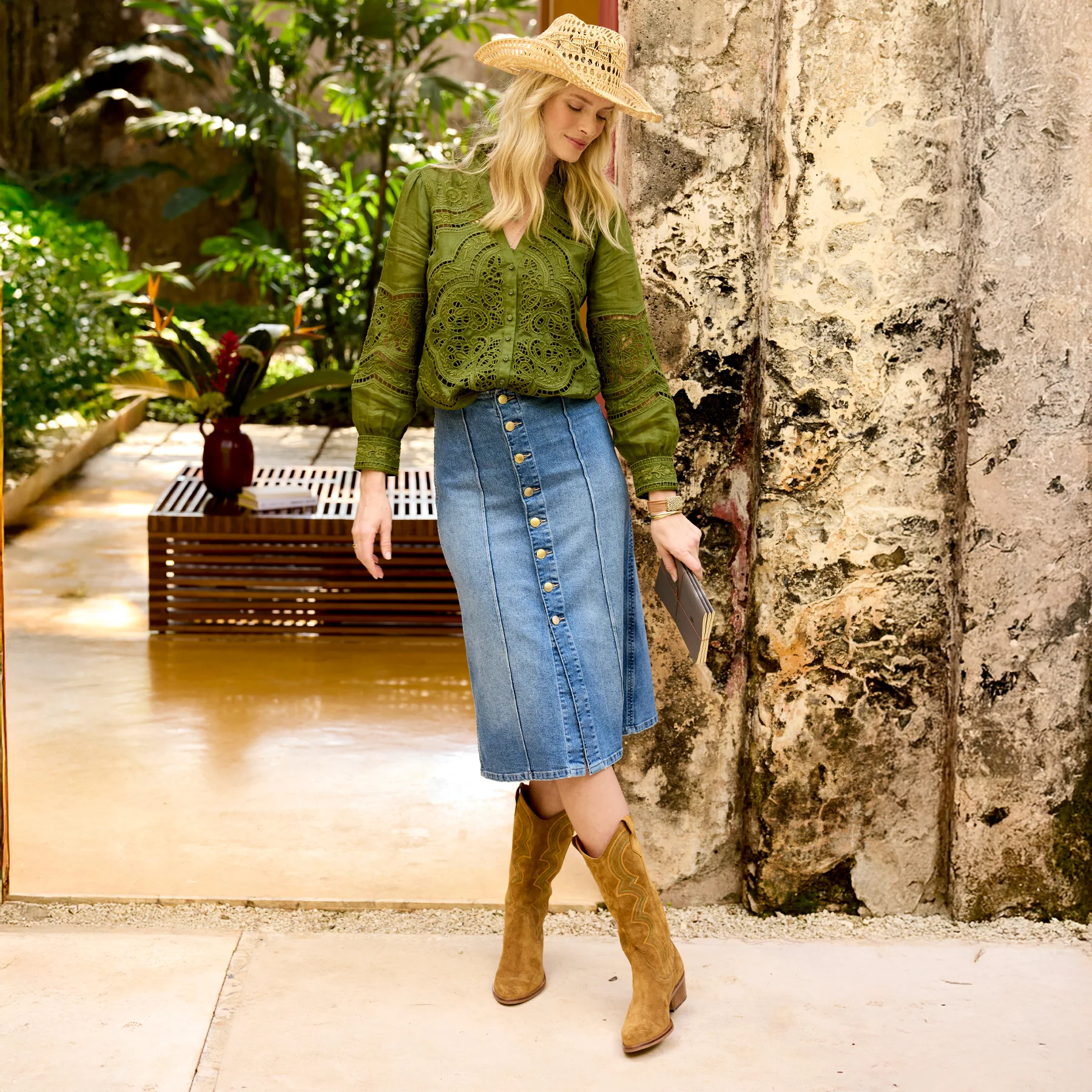 Alma Denim Skirt