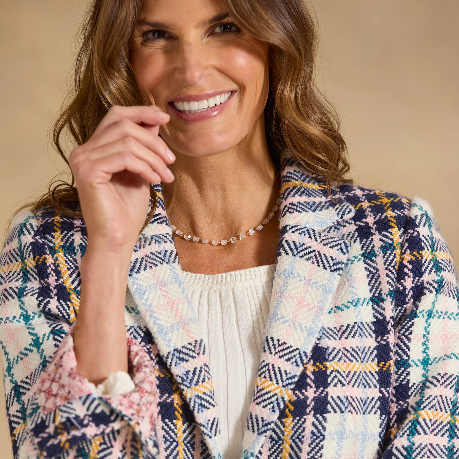 Delilah Plaid Coat
