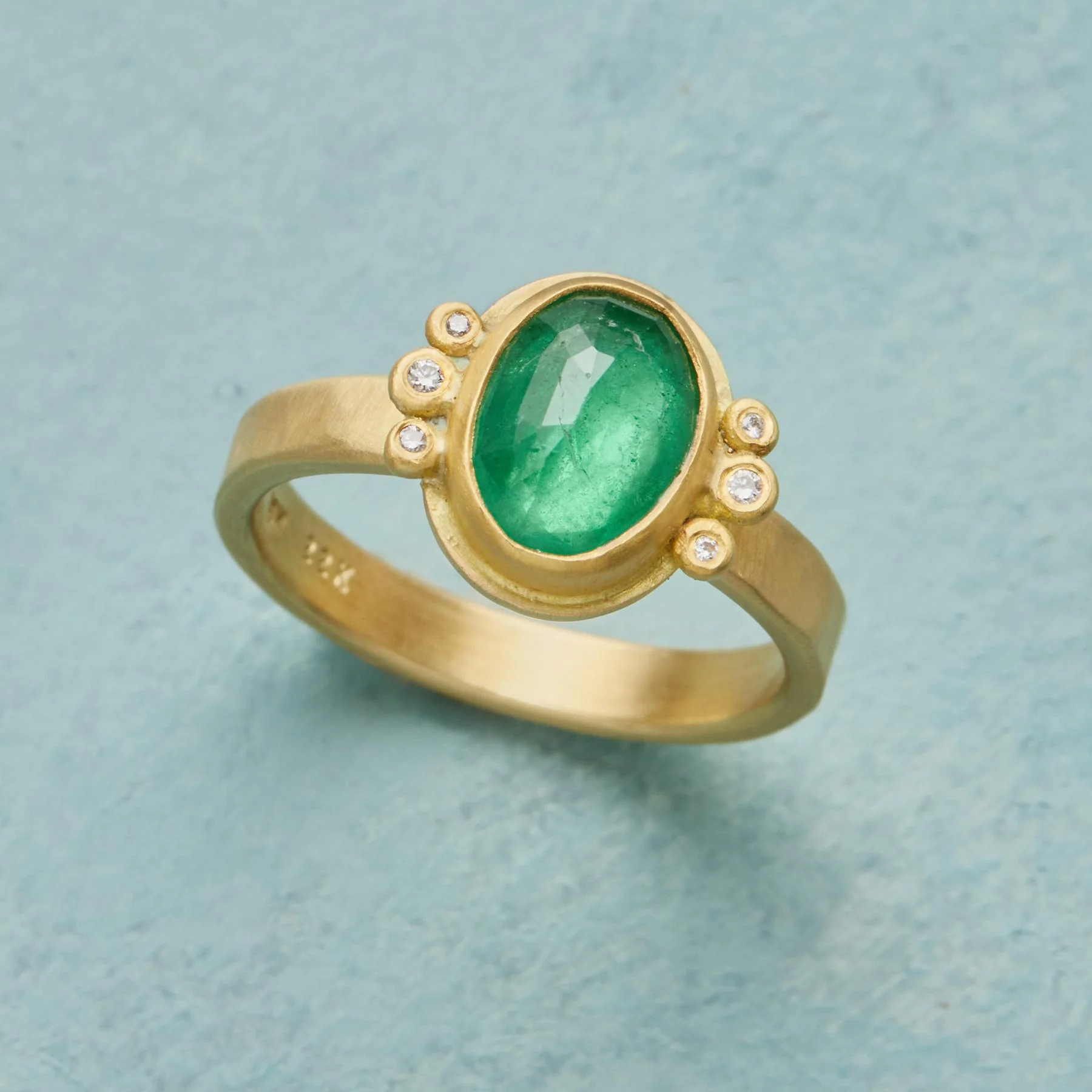Extra Flair Emerald Ring