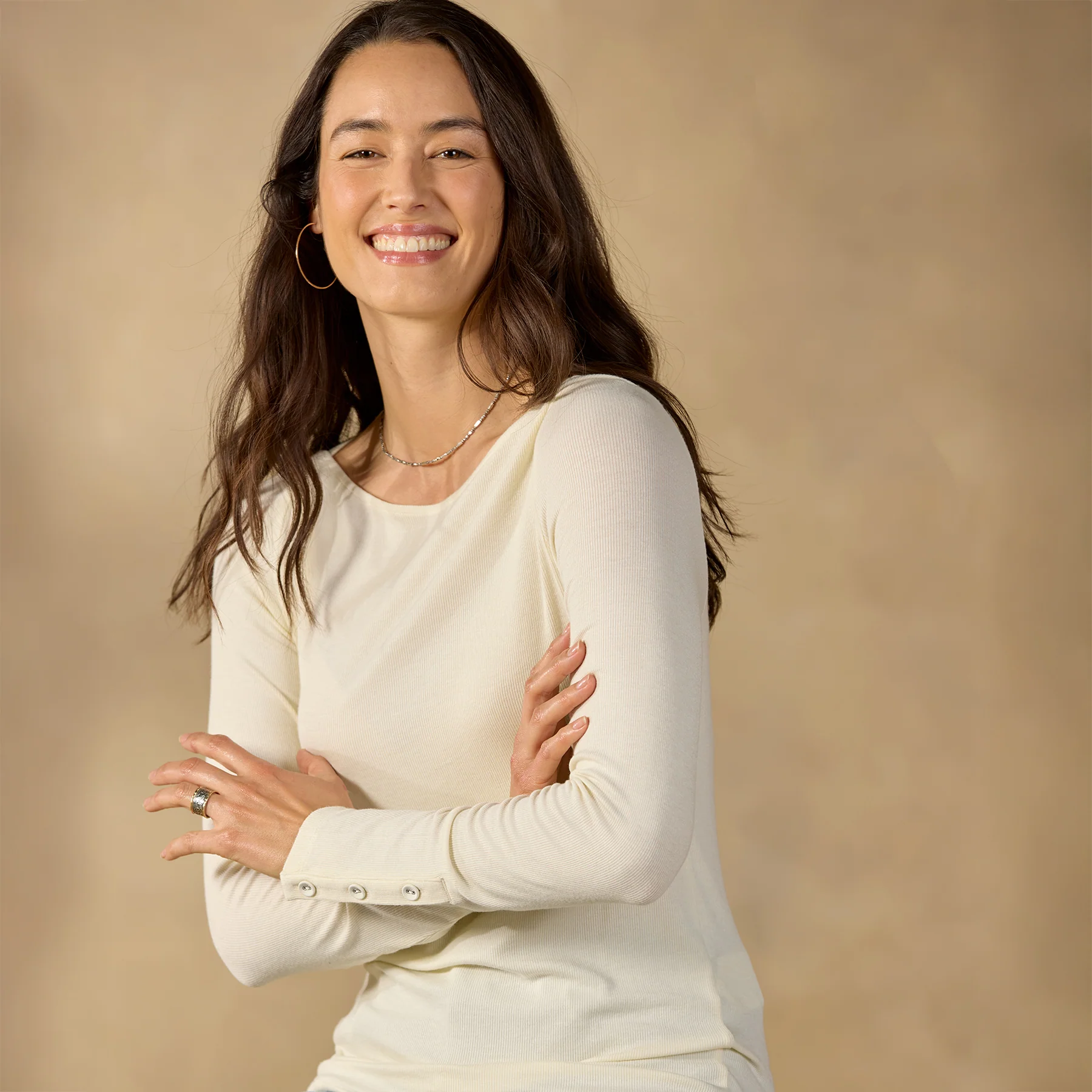 Light As Air Boatneck Tee