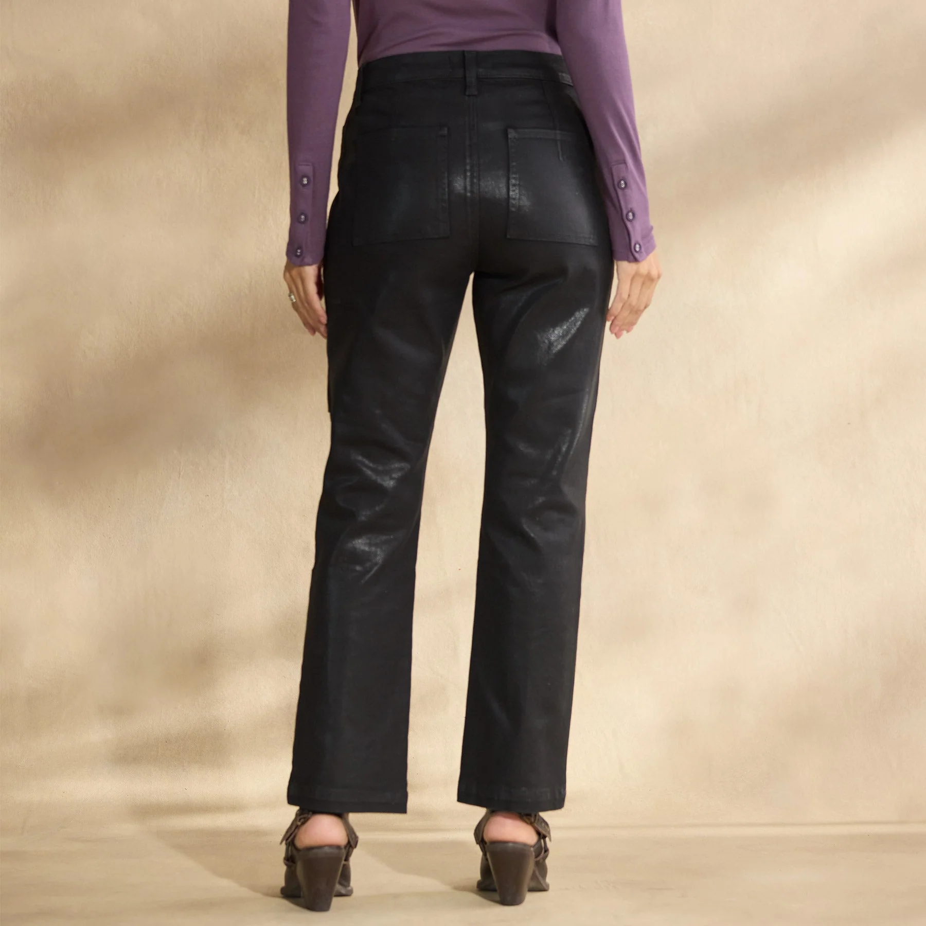 Coated Bronte Cargo Pants