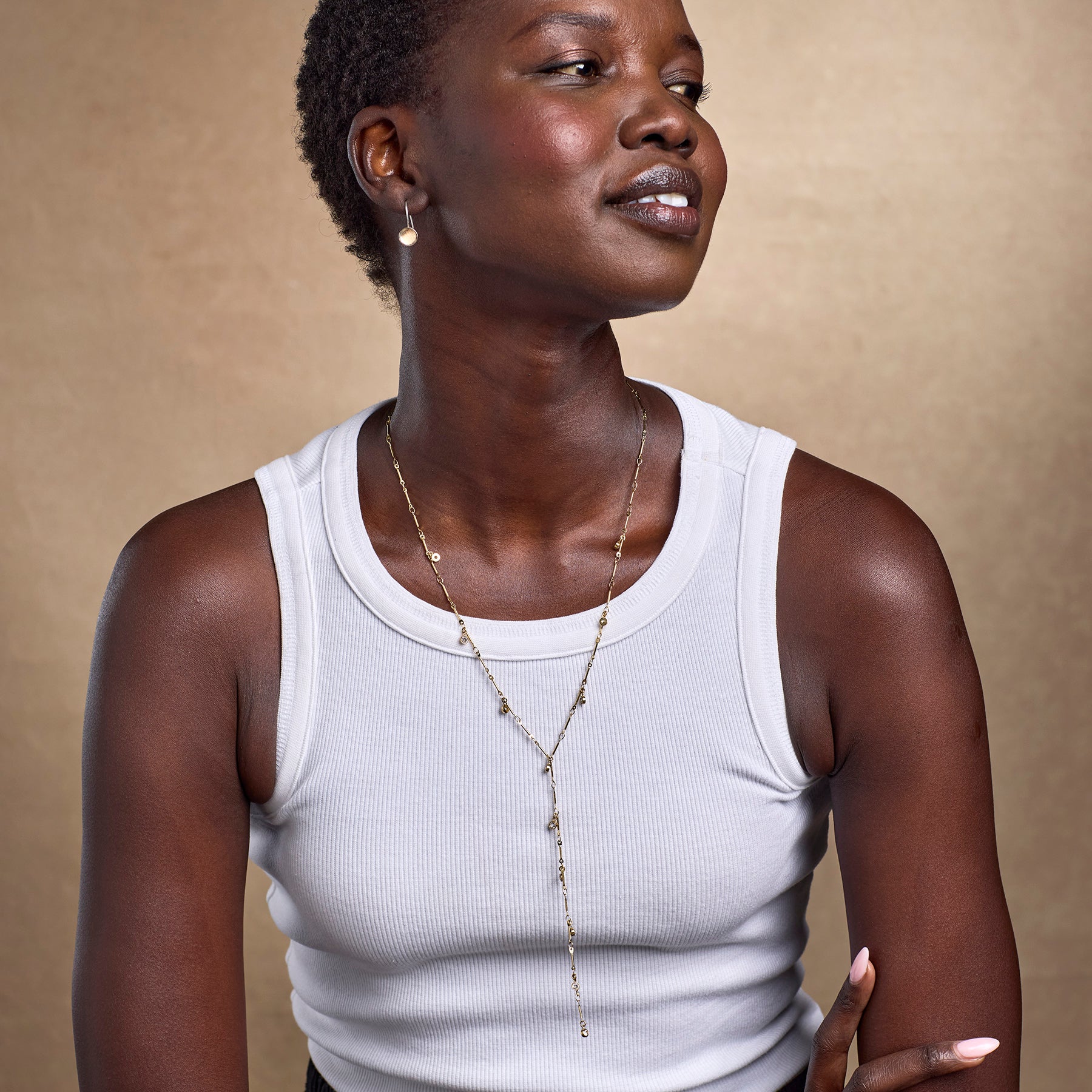 Minou Lariat Necklace