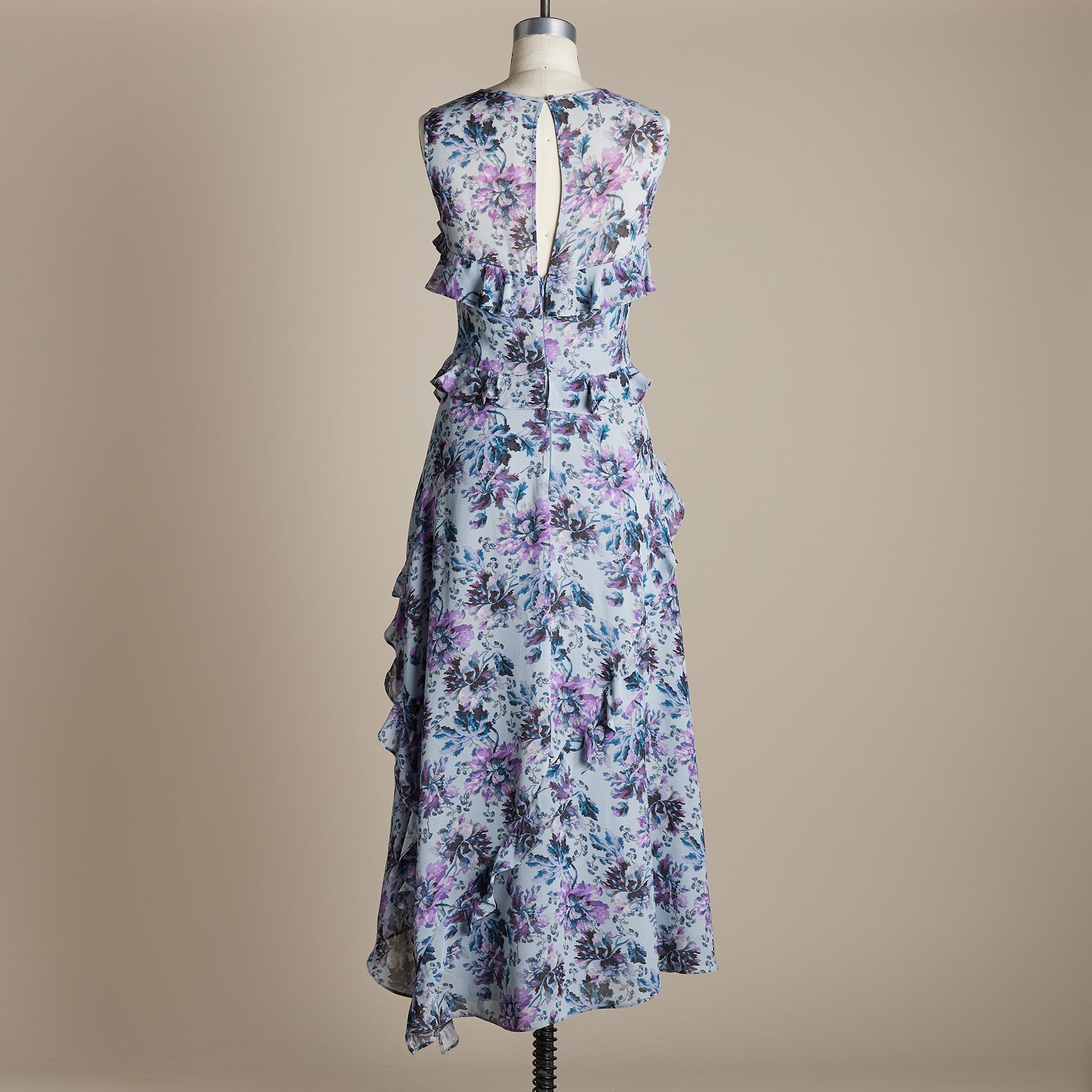 Gathered Lilacs Dress
