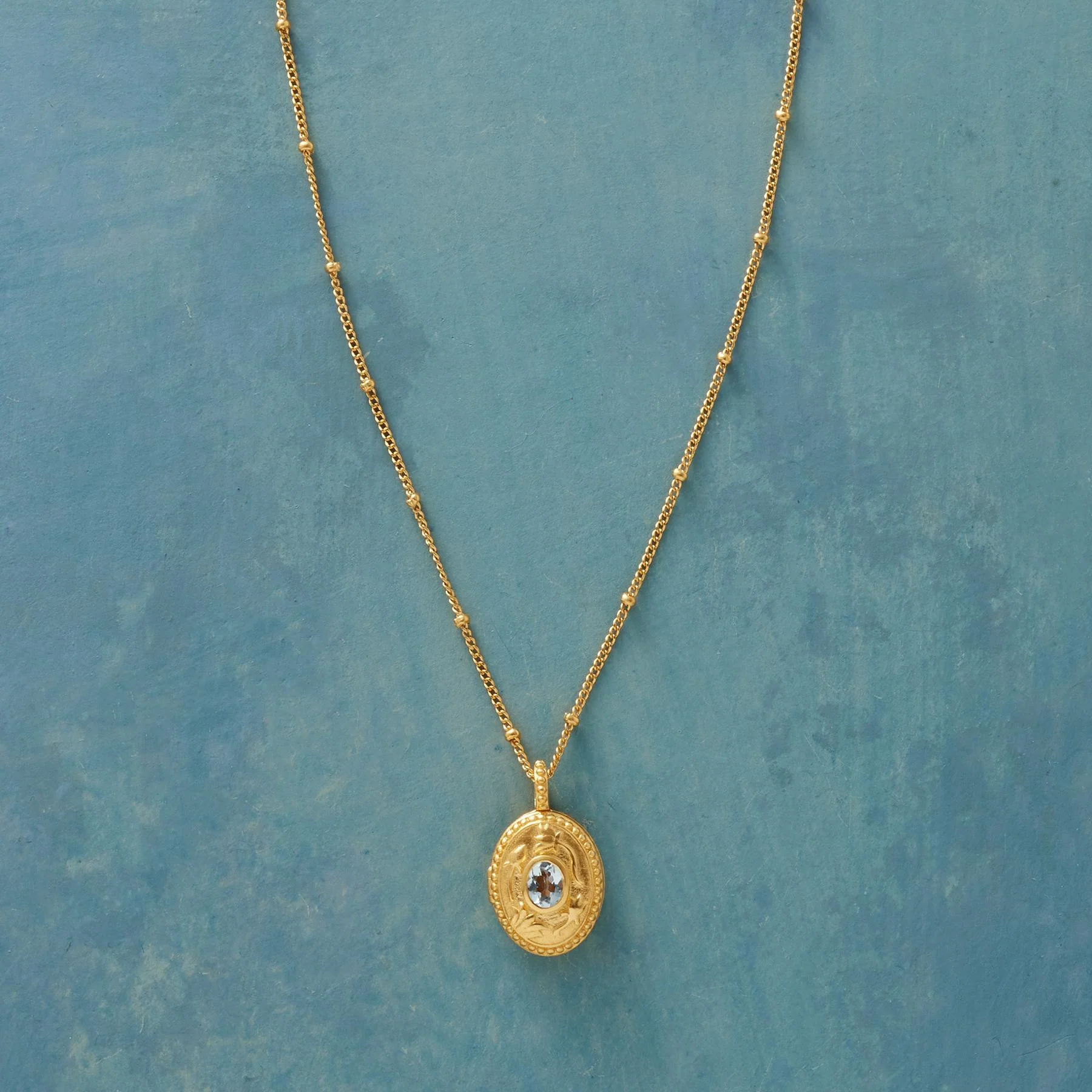 Gold Vermeil Birthstone Locket