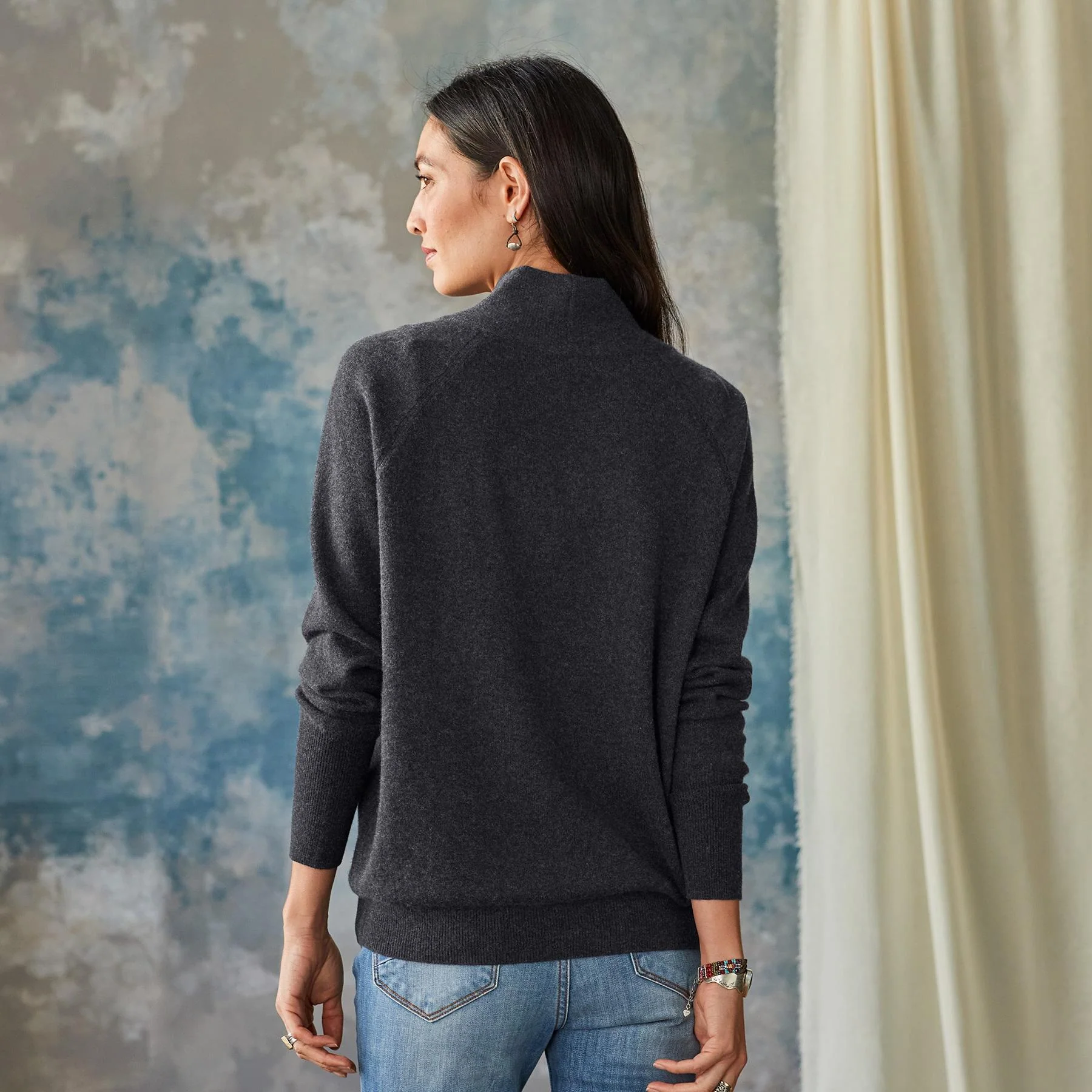 Zadie Cashmere Sweater, Petite