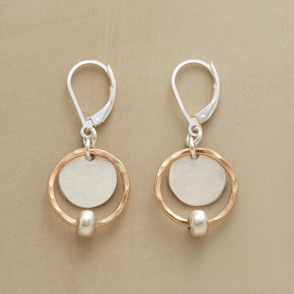 Silver Satellite Earrings