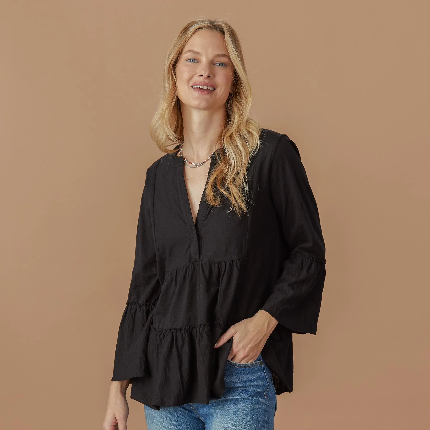 Kizzy Tiered Top