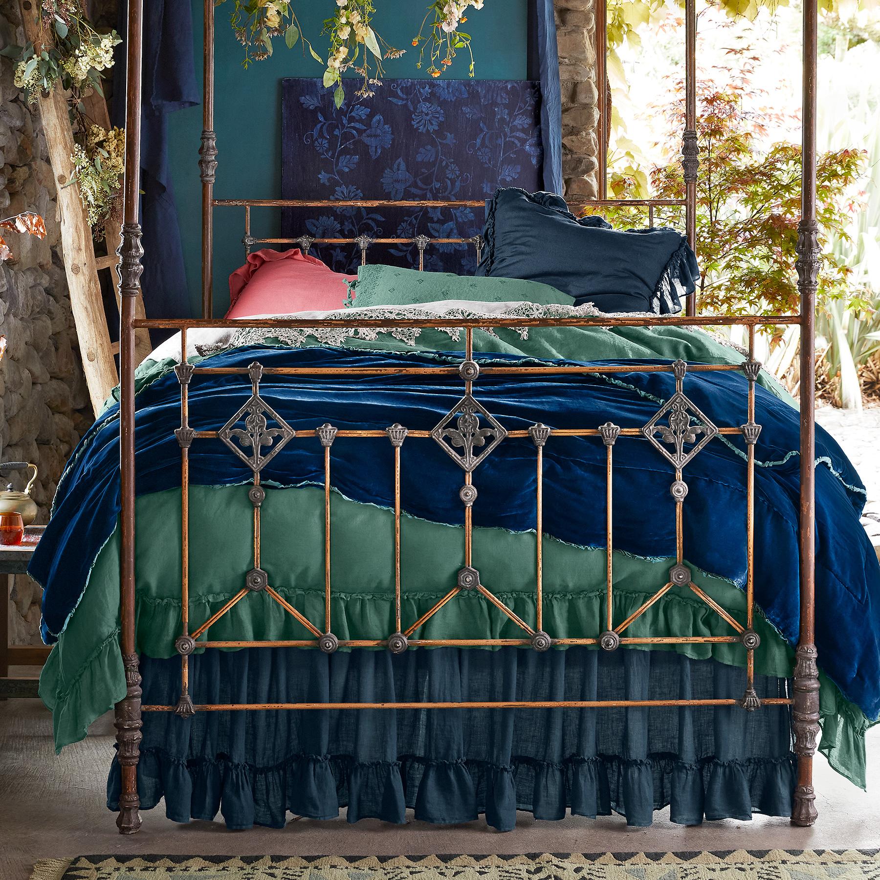 Gossamer Linen Ruffle Bedskirt