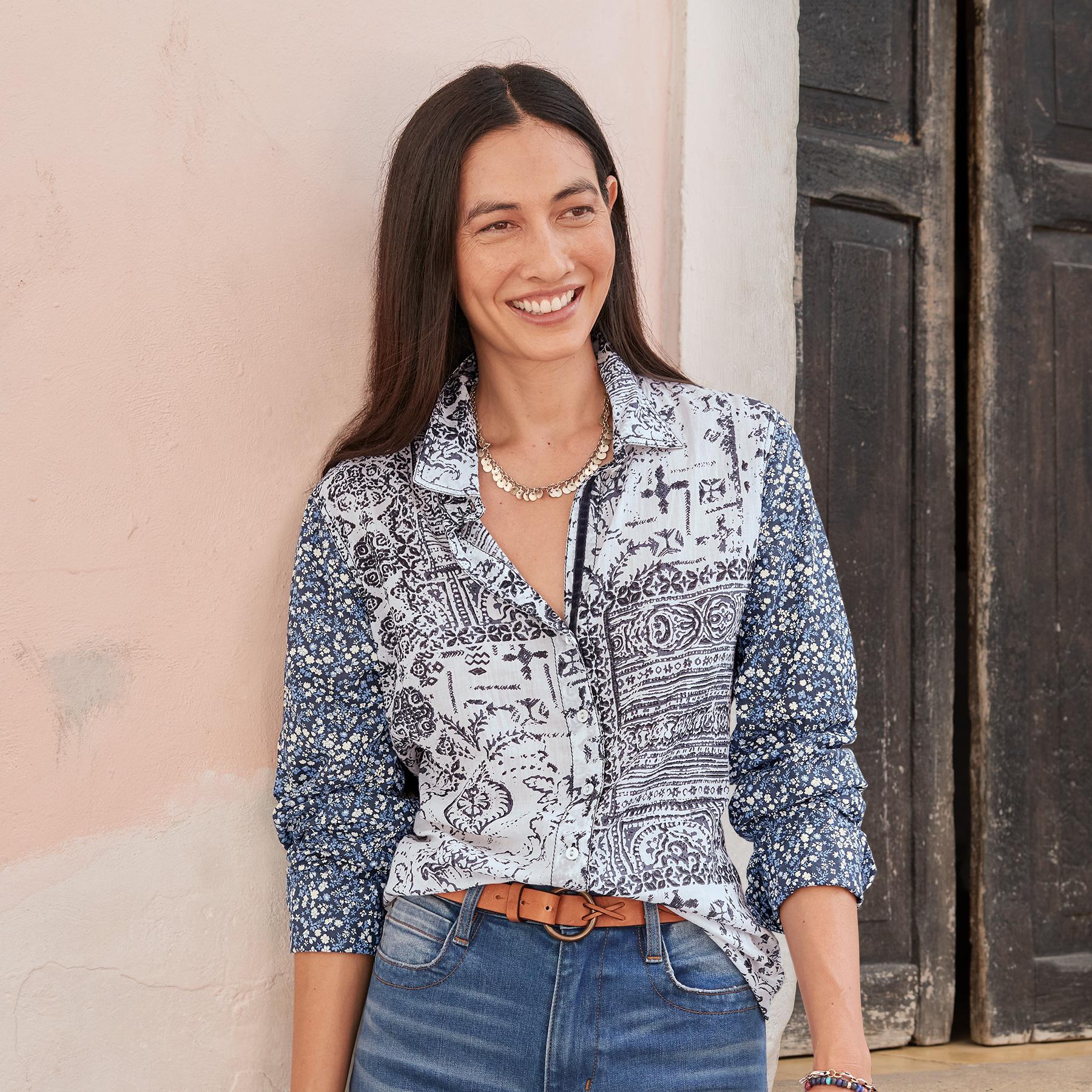 Brandy Bandana Shirt, Petite