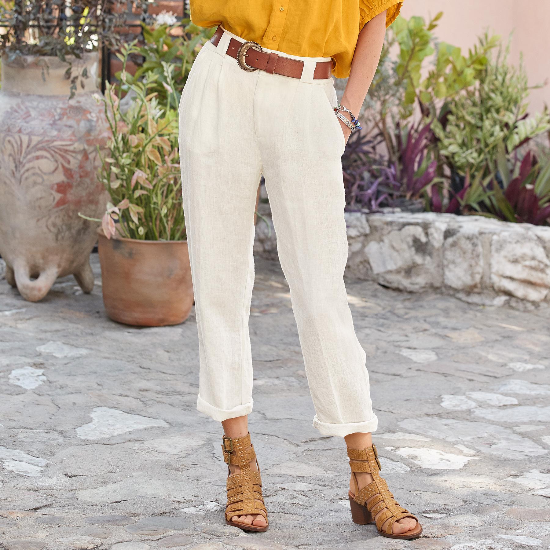 Adelaide Linen Pants, Petite