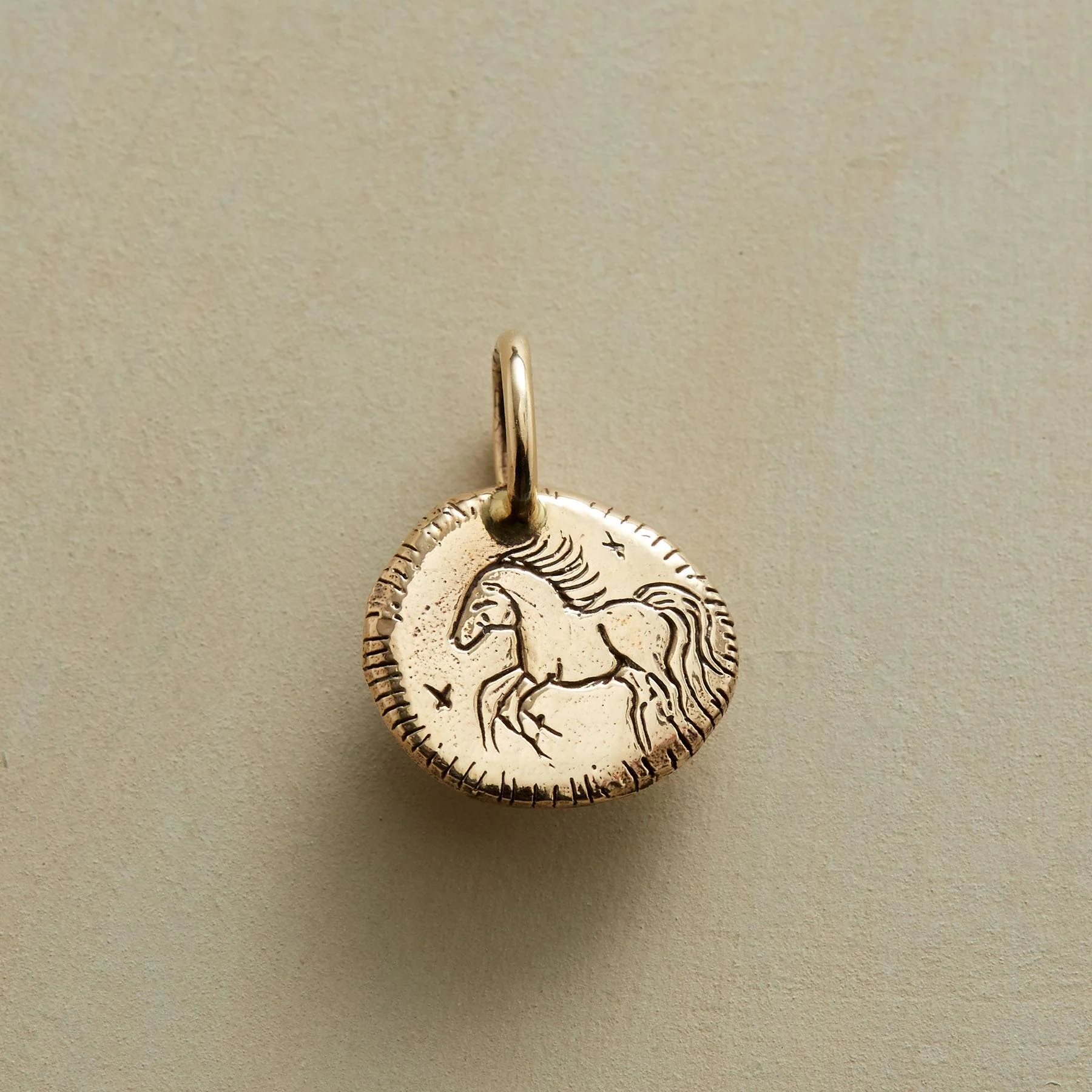 14Kt Gold Courage Charm