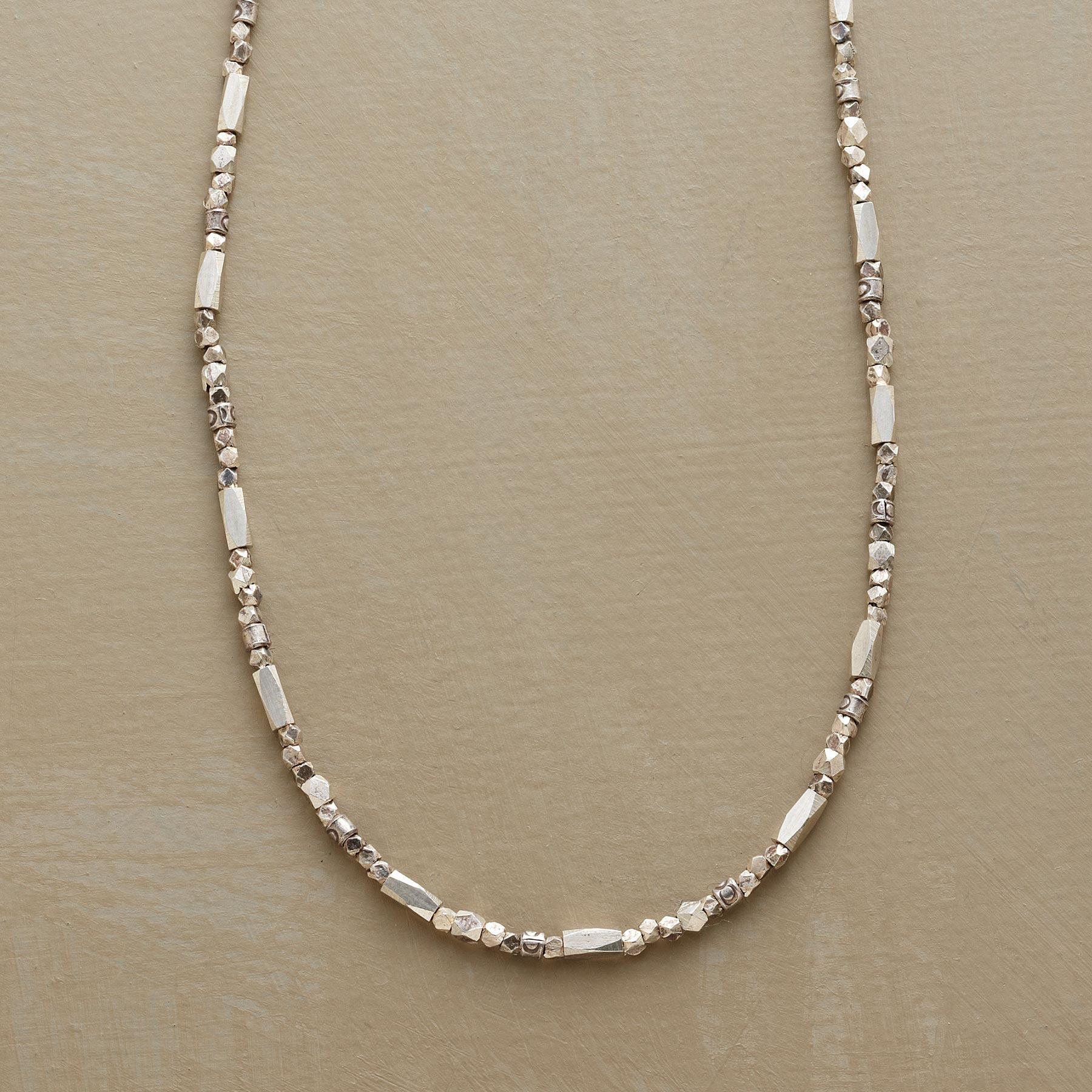Scintillating Silver Necklace