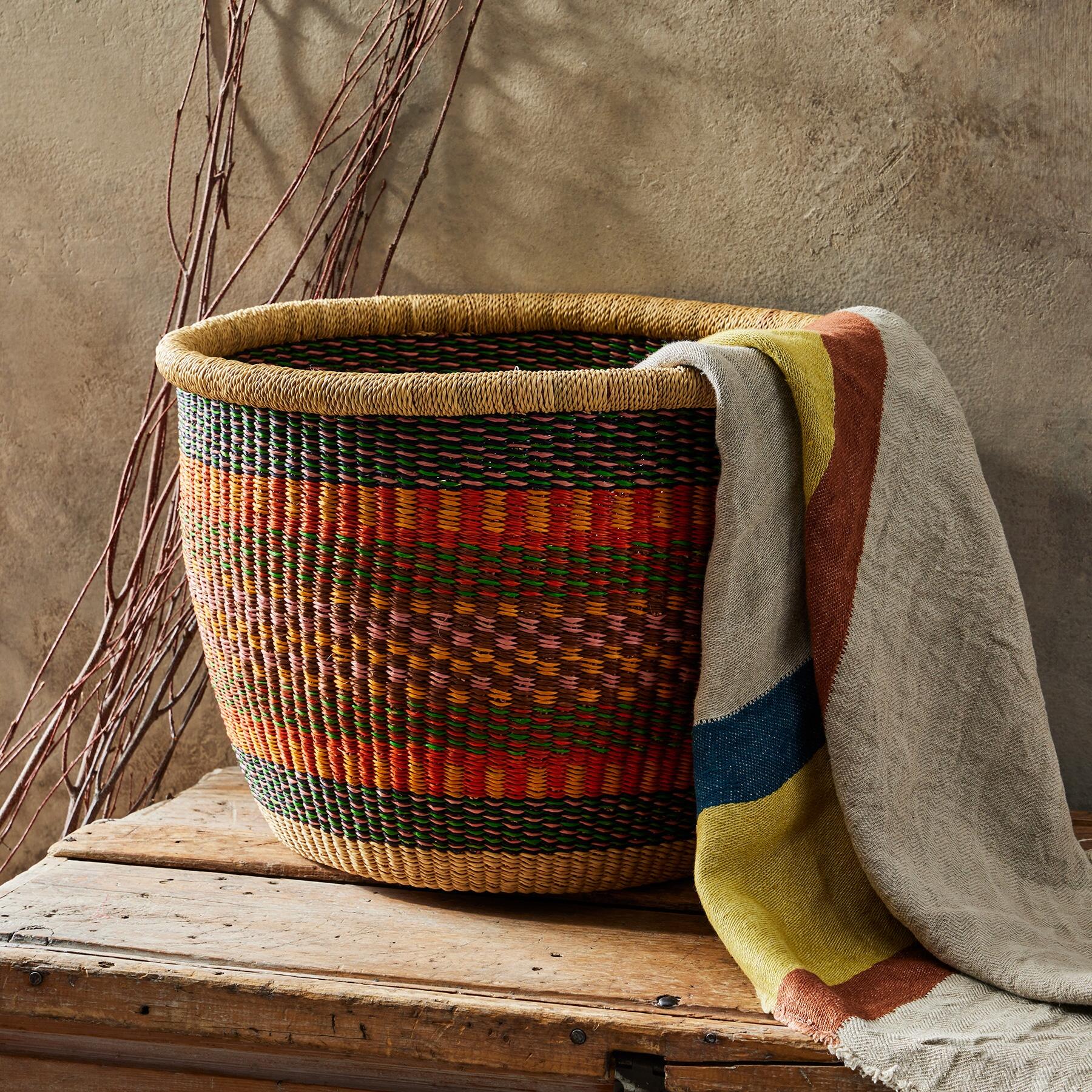 One-Of-A-Kind Ghanian Baskets