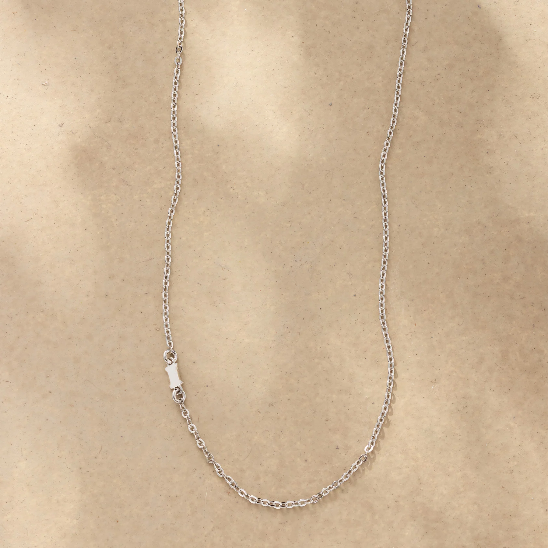 Silver Initial Spark Necklace