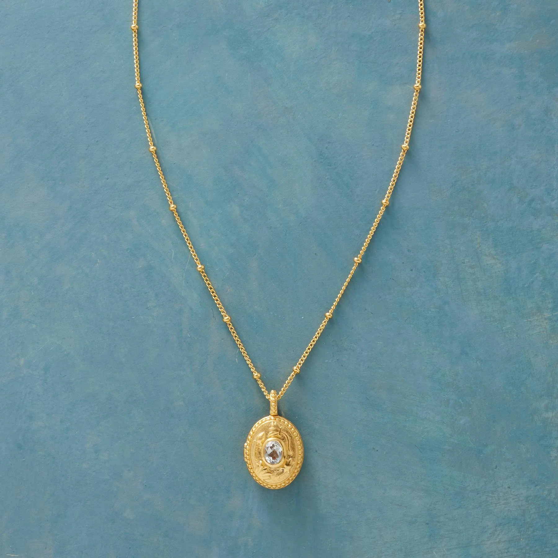 Gold Vermeil Birthstone Locket