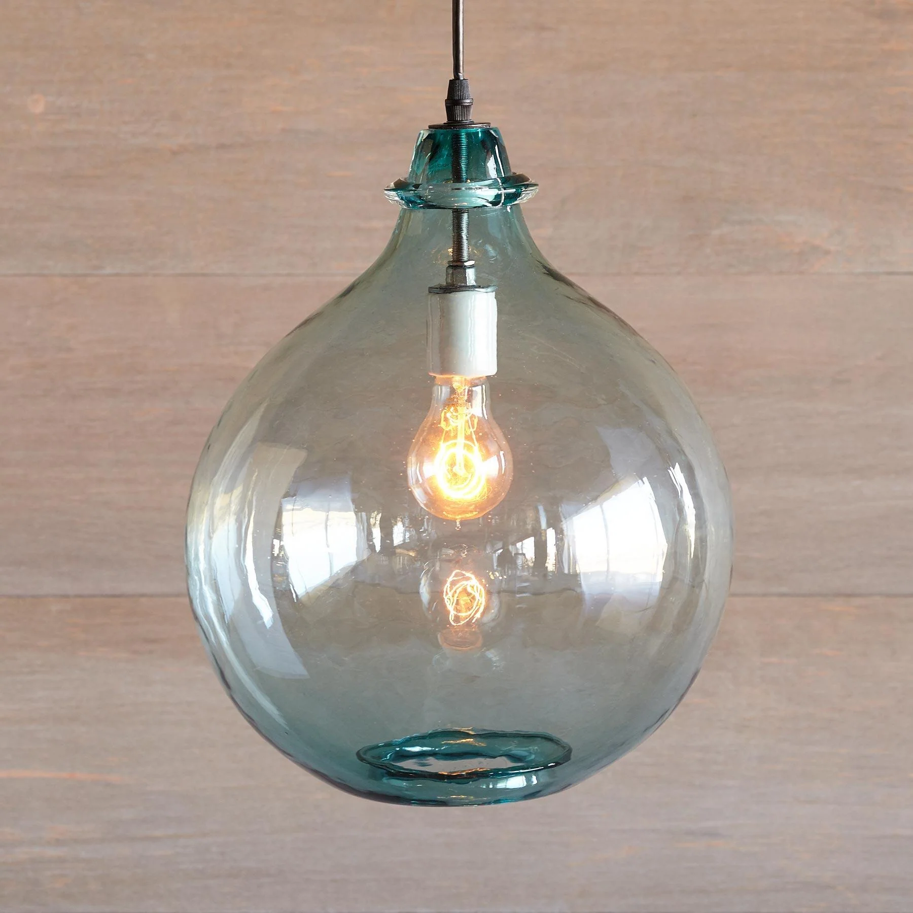Salon Glass Demijohn Pendant Light