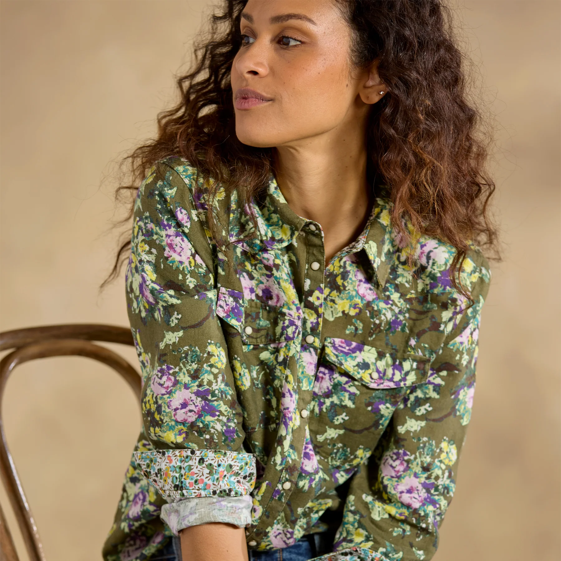 Willow Linen Floral Shirt