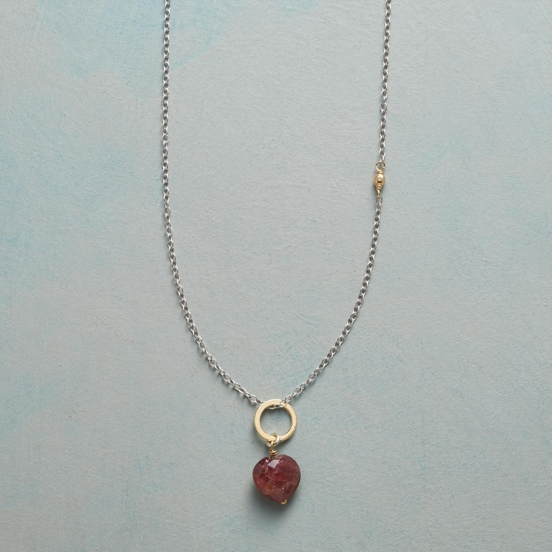 Faithful Heart Birthstone Necklace