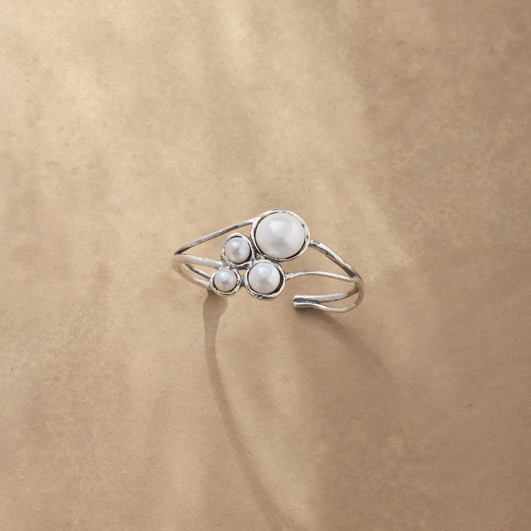 Bubbling Pearls Cuff