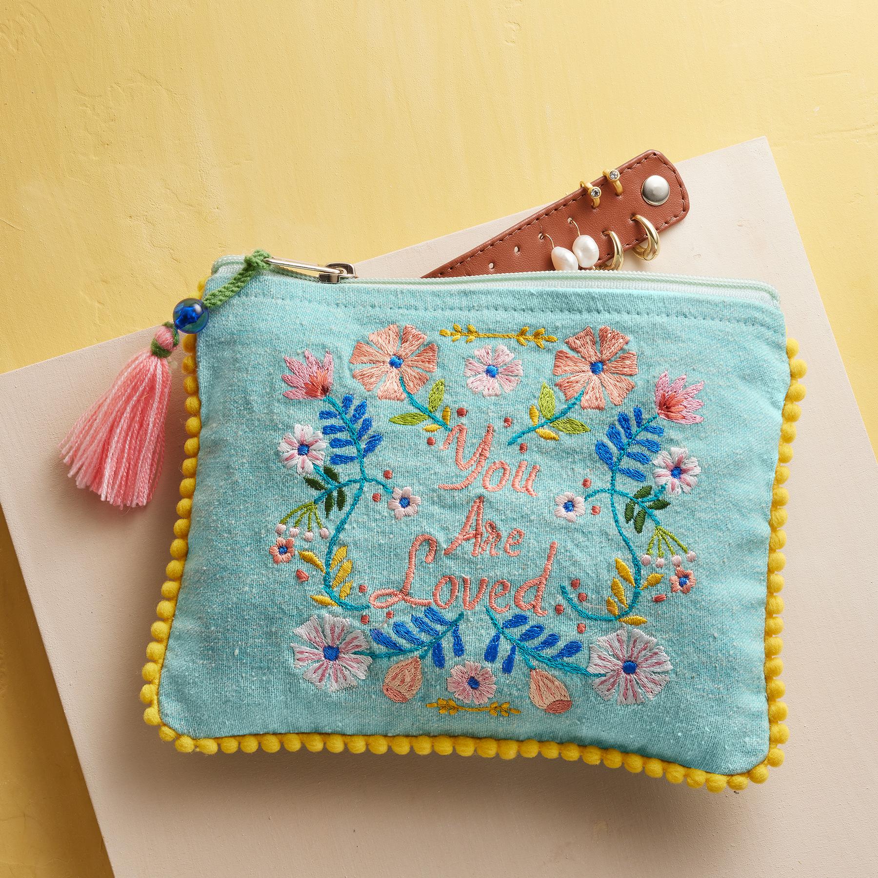 You Are Loved Jewelry Pouch