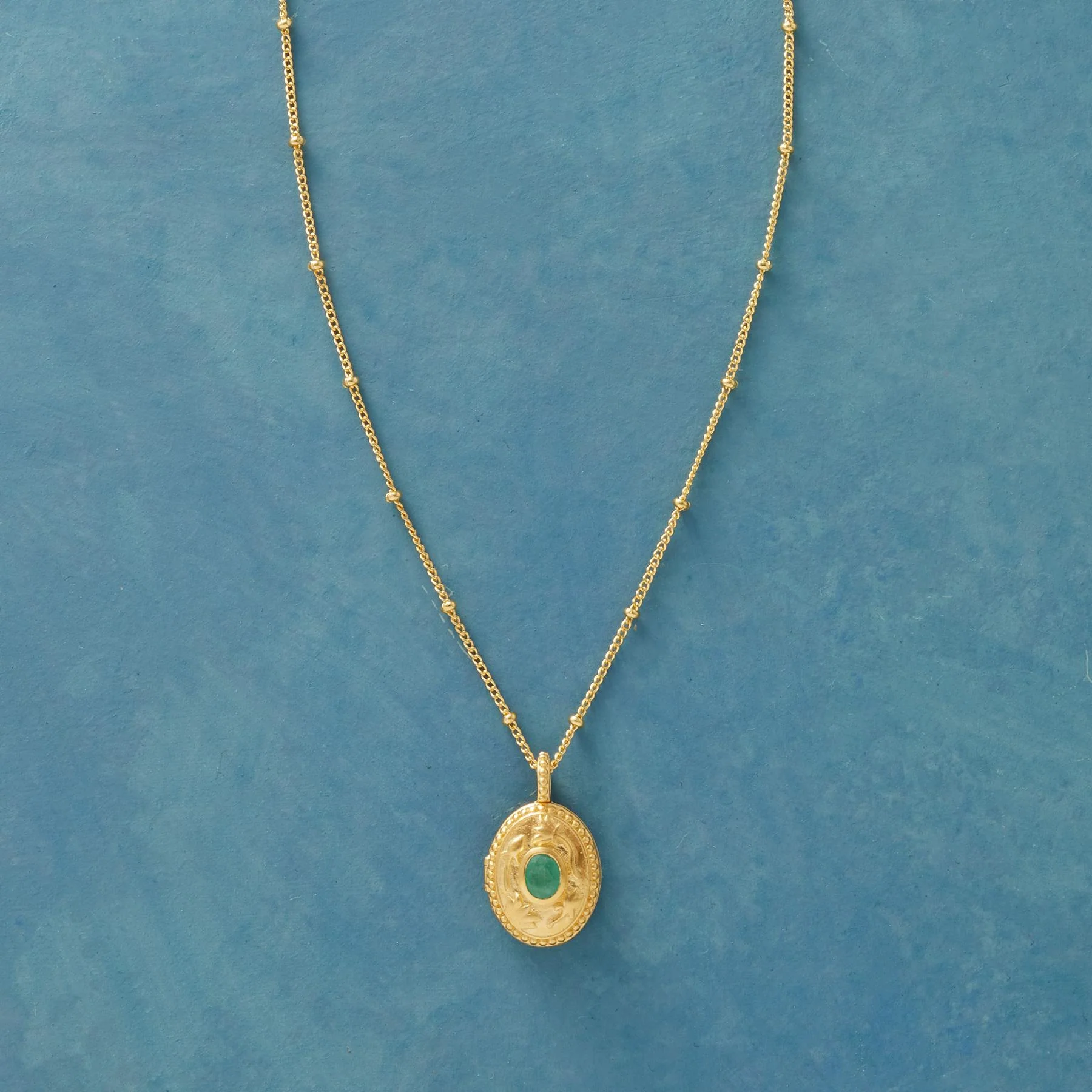 Gold Vermeil Birthstone Locket