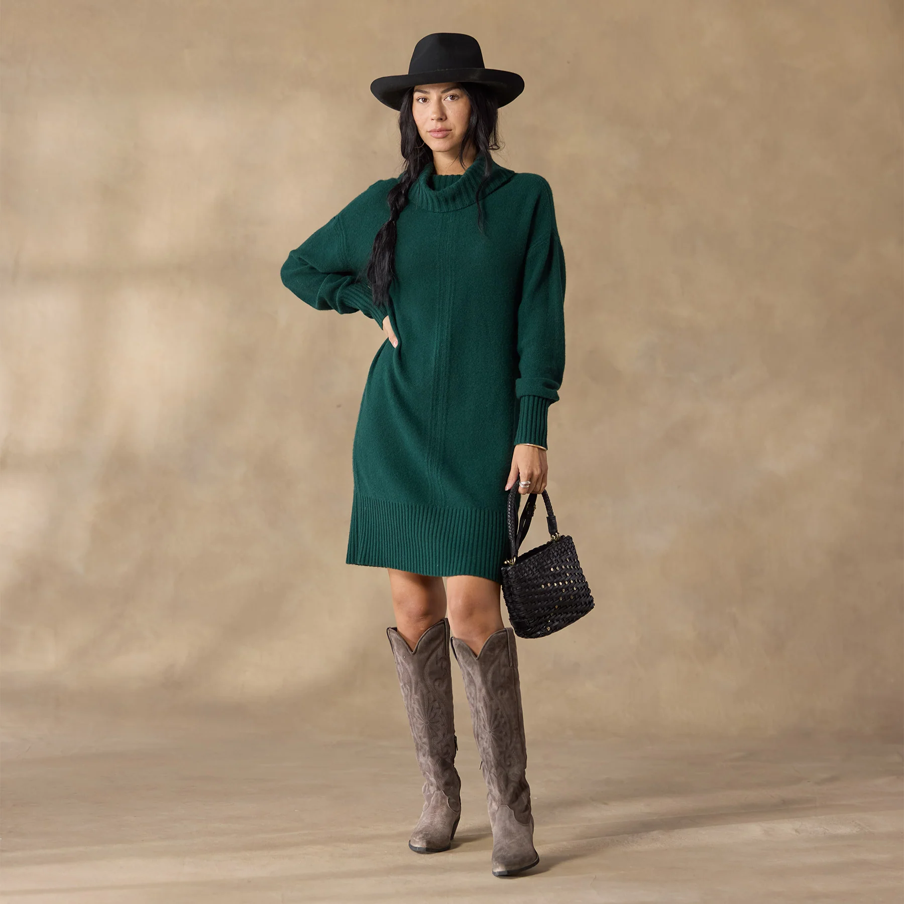 Sonja Cashmere Dress, Petite