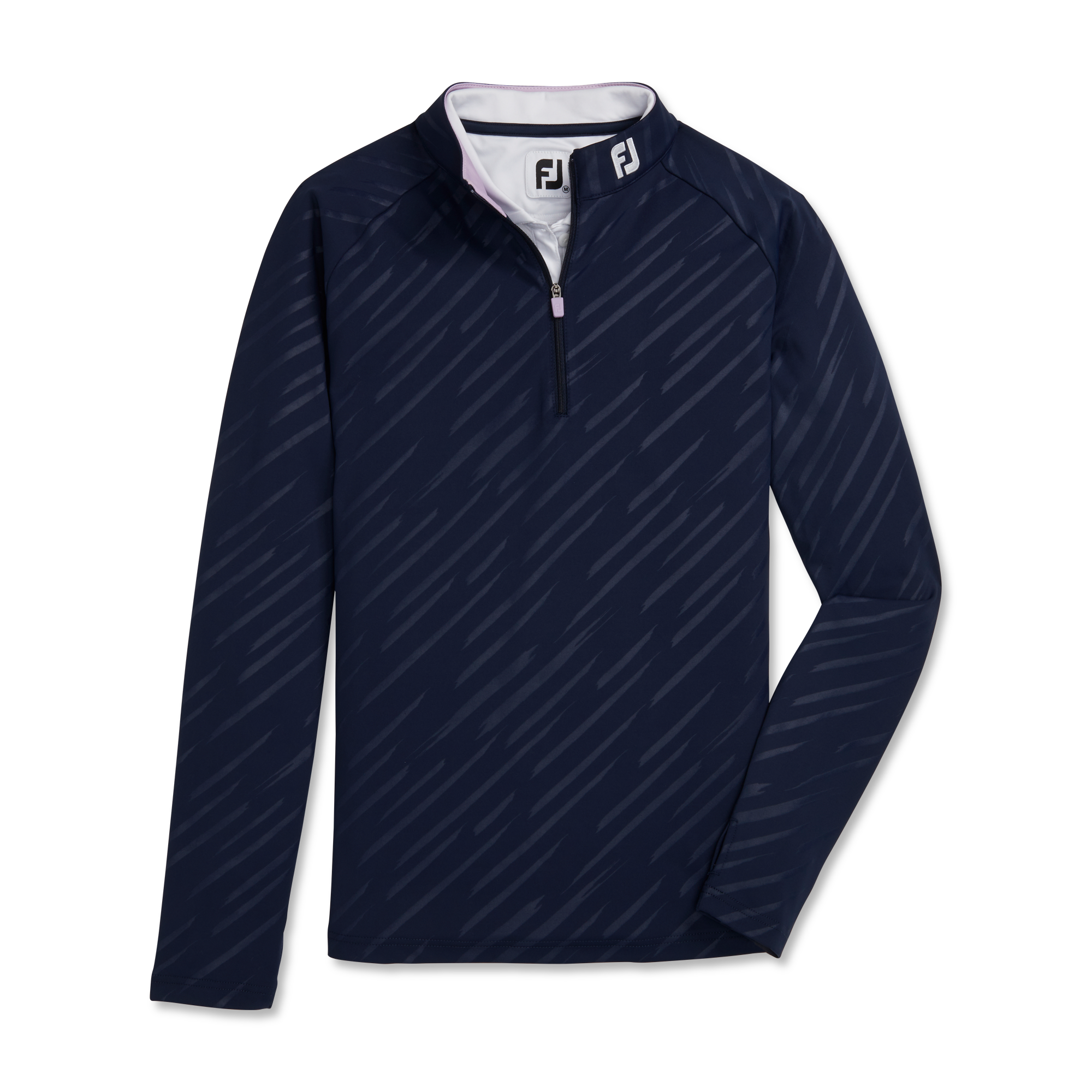 Half-Zip Embossed Jacket Women - FJ Tour Collar-Previous Season Style