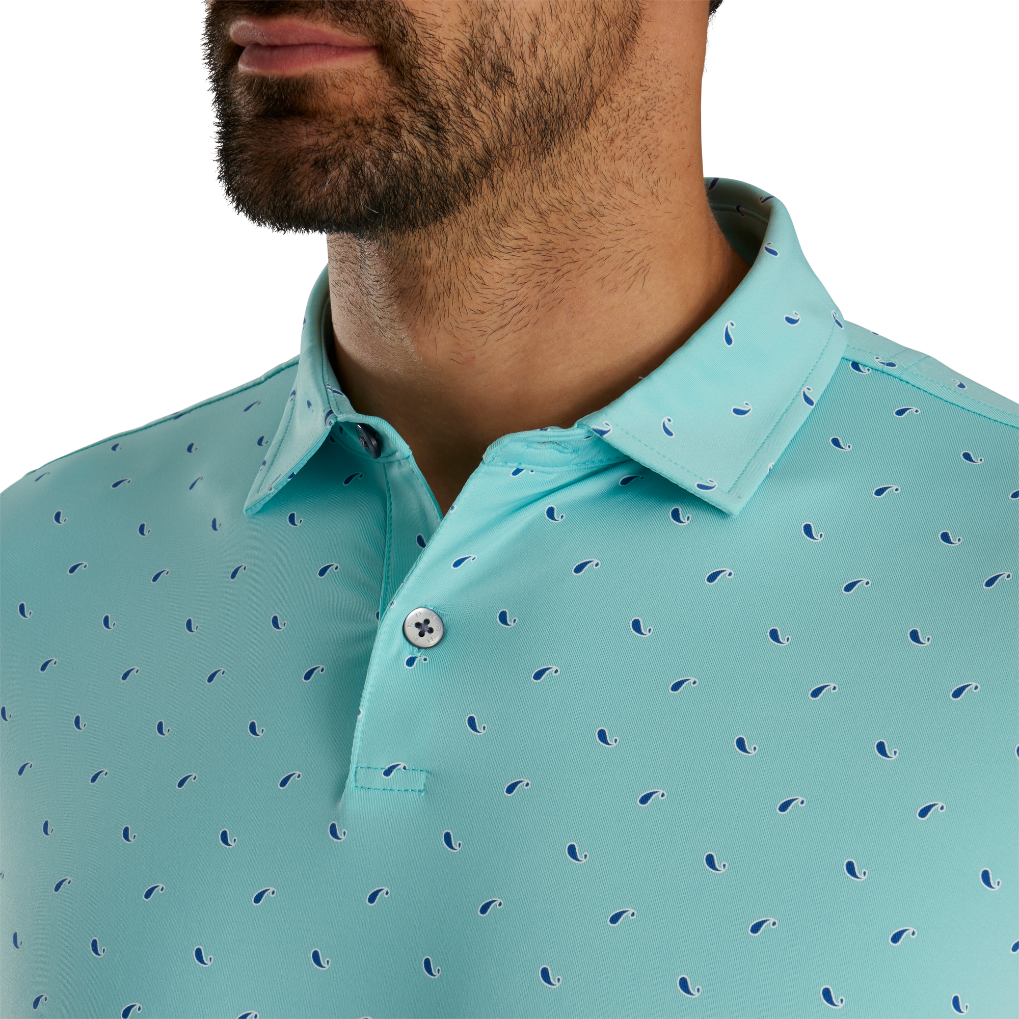 Athletic Fit Paisley Lisle