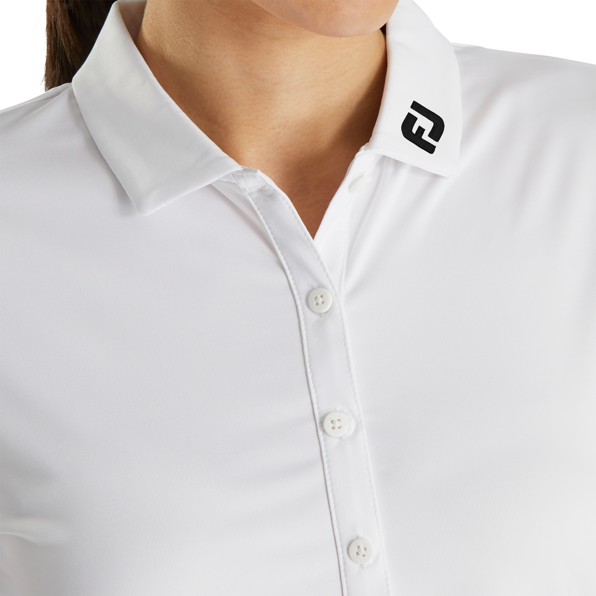 Solid Lisle - FJ Tour Collar Women