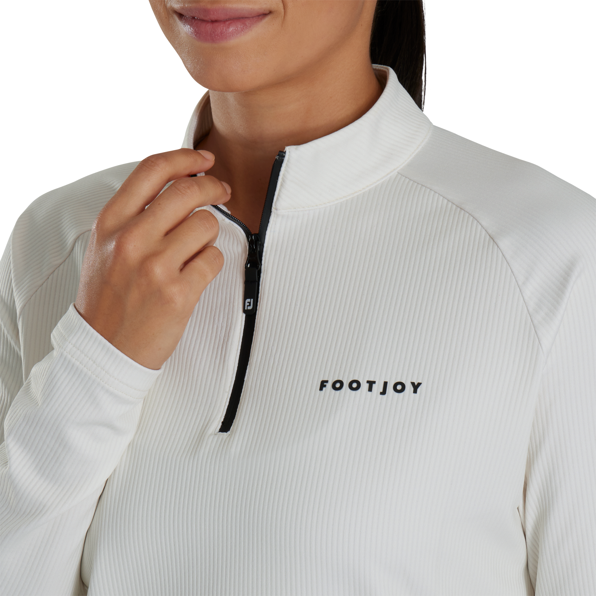 Quarter-Zip Rib Mid-Layer Women