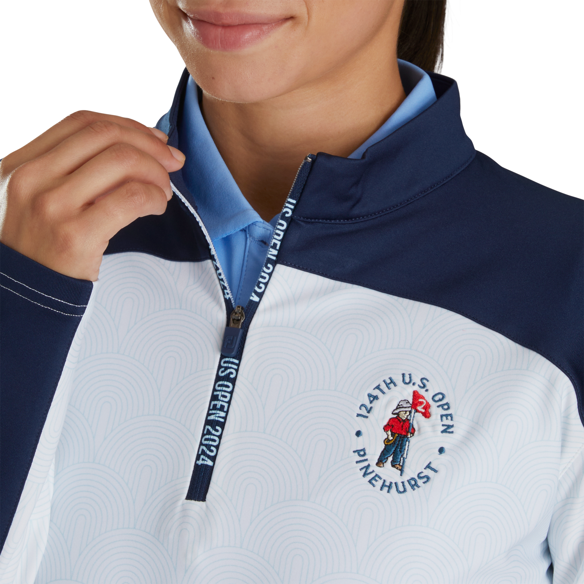 2024 U.S. Open Print Block Mid-Layer Women